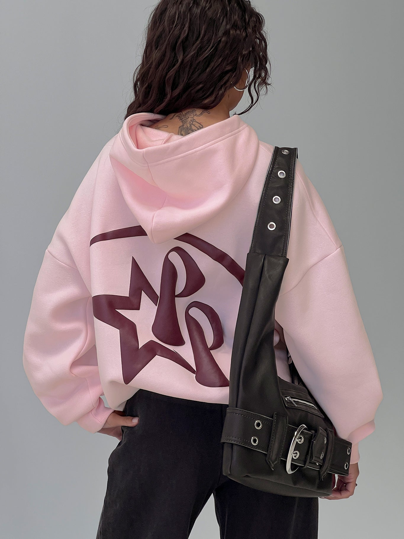 Starblazer Princess Polly Graphic Hoodie Pink、mySite、solidvoid