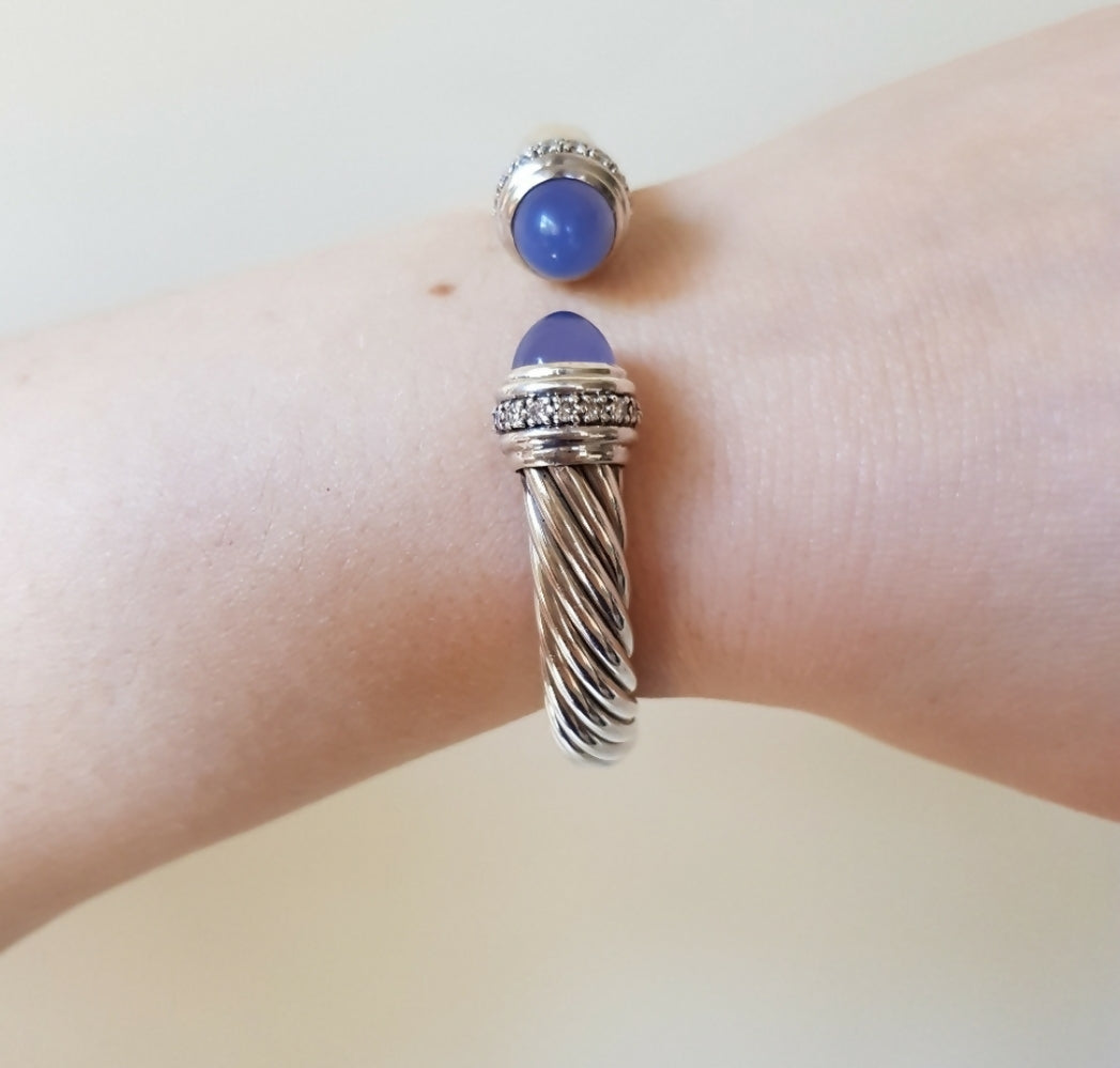 David Yurman Bracelet 10mm 鈥?Lavender Chalcedony & Diamonds、mySite、hinf8tx79