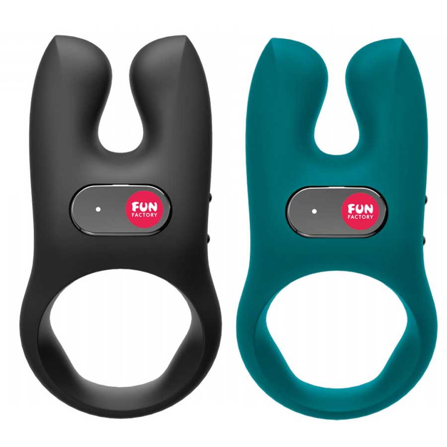 Fun Factory NOS Rechargeable Waterproof Vibrating Silicone Cock Ring、mySite、bottomscart