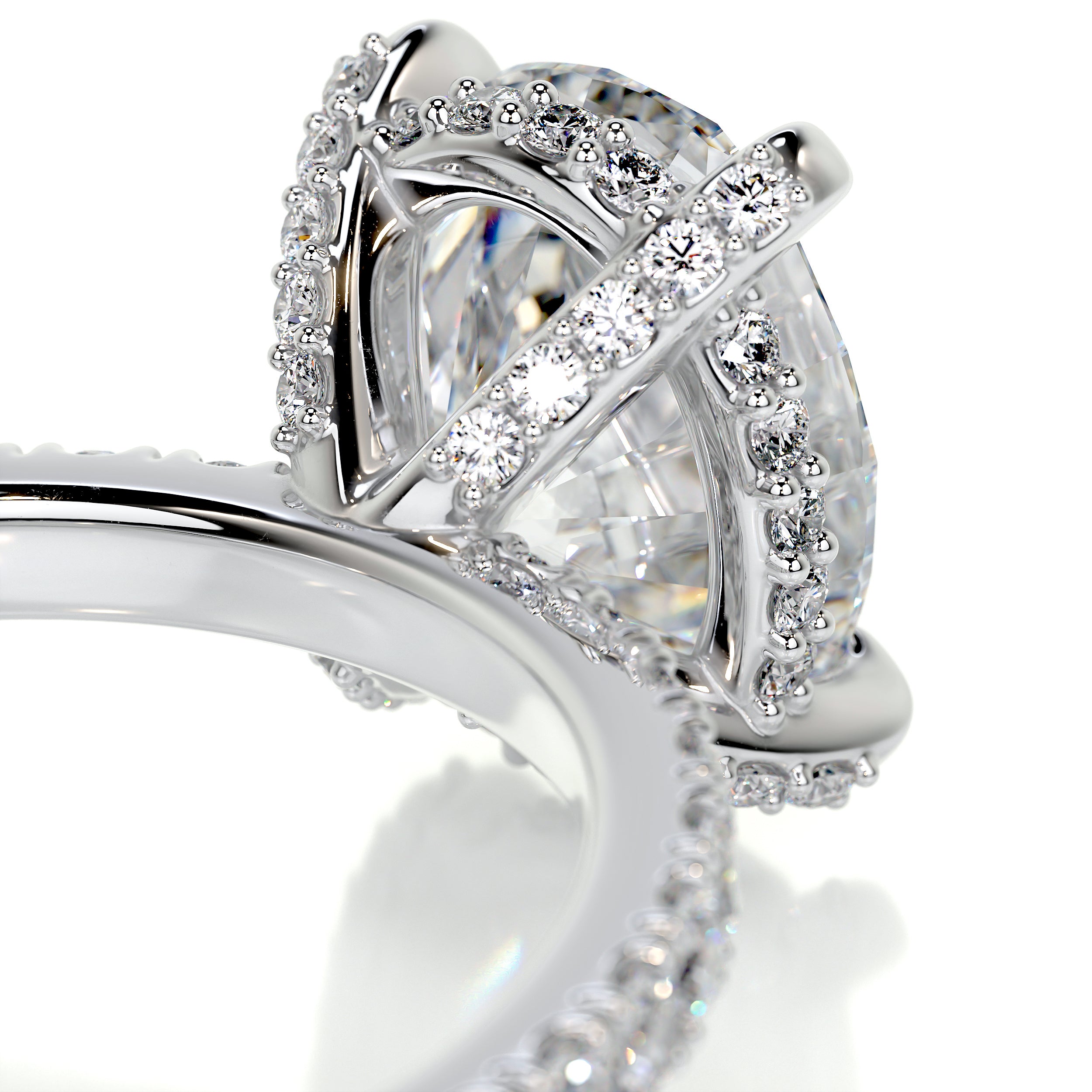 Alicia Diamond Engagement Ring -18K White Gold、mySite、hinf8tx79