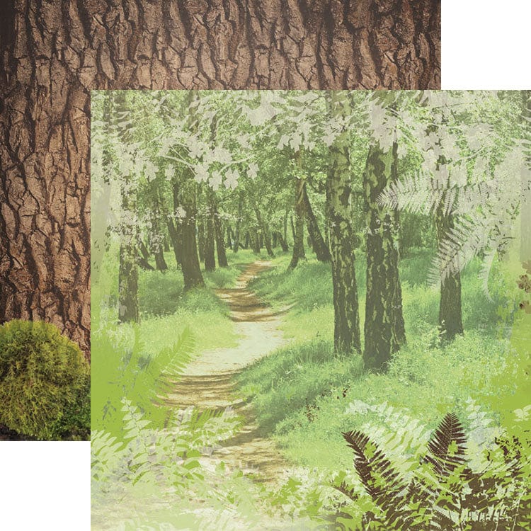  Scrapbook Paper - Woodland Path、mySite、ghnorth