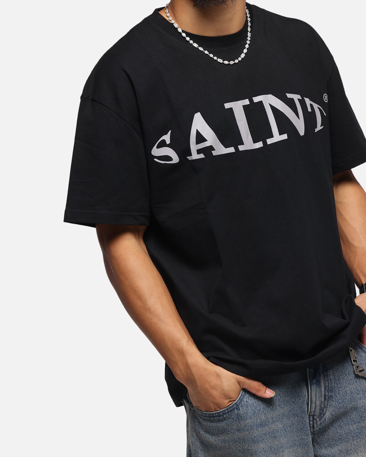 Saint Morta Vision Boxy T-Shirt Black、mySite、zt4zffjzw