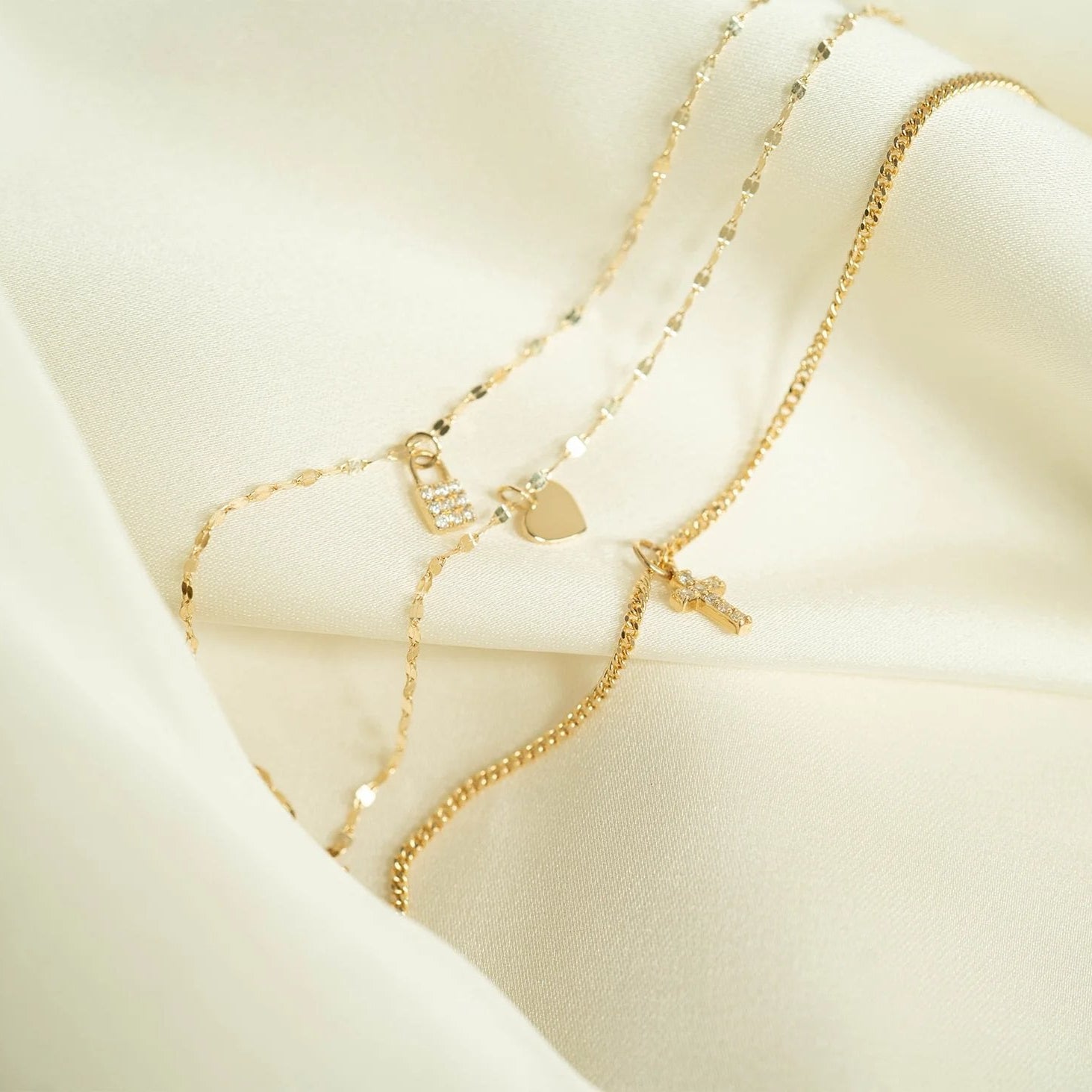 2.0 mm Lip Chain 14K Solid Gold Permanent Jewelry - By the Inch / PMJ0017、mySite、dreamappss