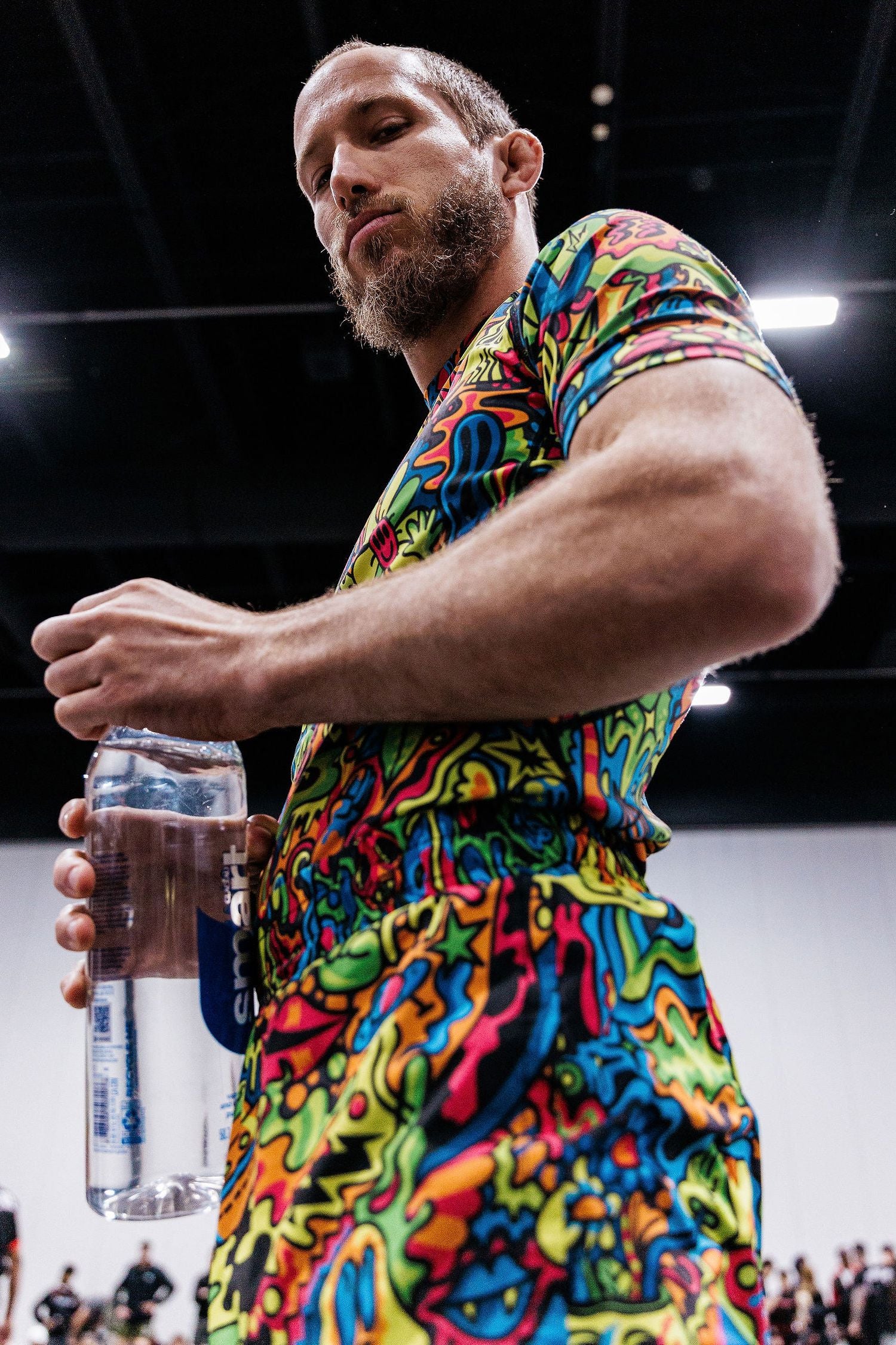 Men's Psychedelic Wotto Doodle Jiu Jitsu Rashguard - Short Sleeve、mySite、gigharbornorthrealestate