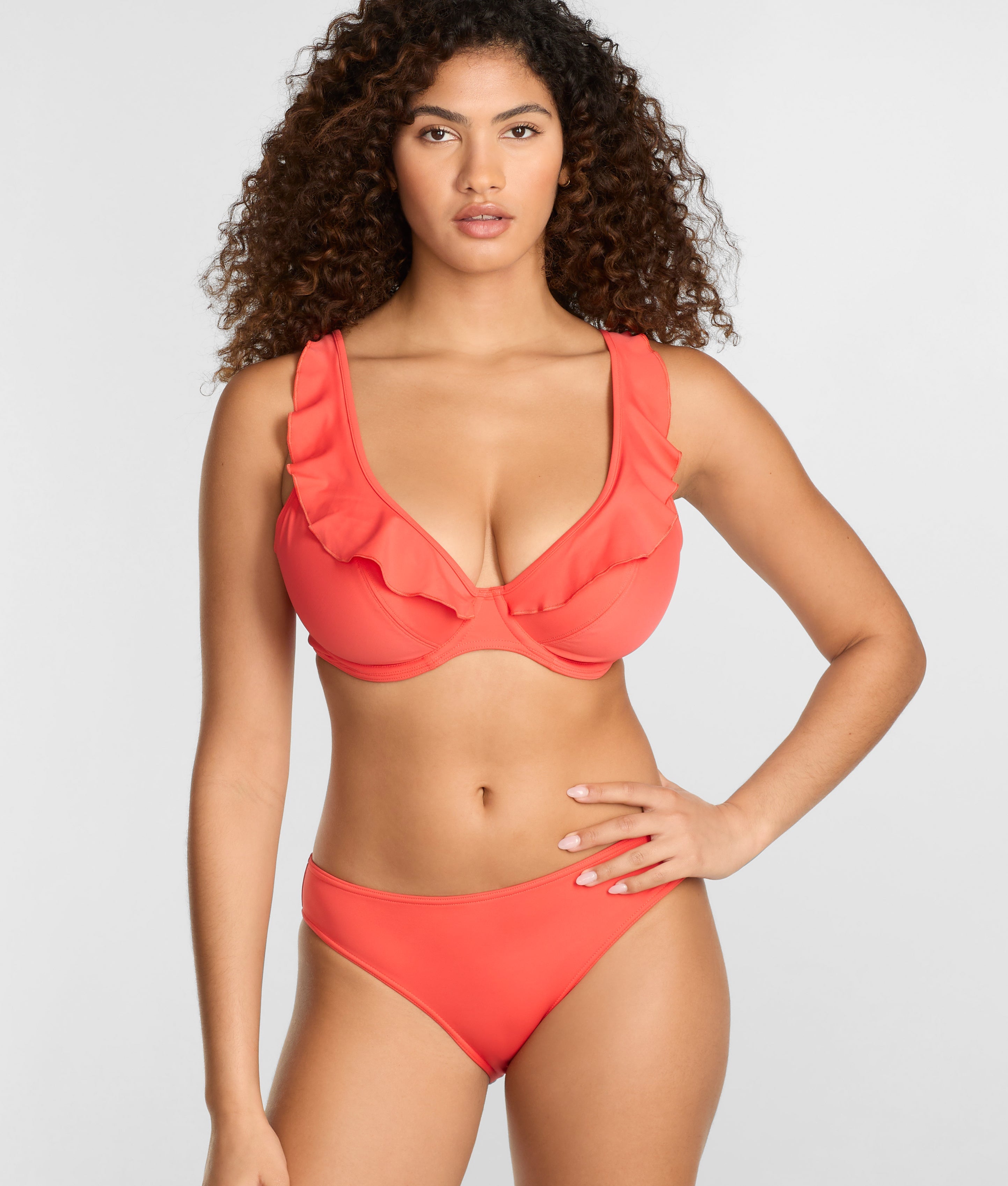 Jewel Cove Ruffled Bikini Top、mySite、bengalsvssteelers