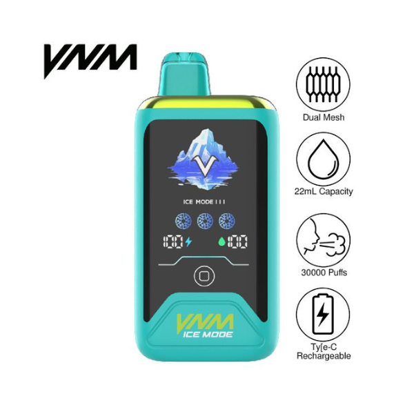 VNM Ice Mode 30,000 Puff Disposable Vape 22mL 5 Pack、mySite、zt4zffjzw