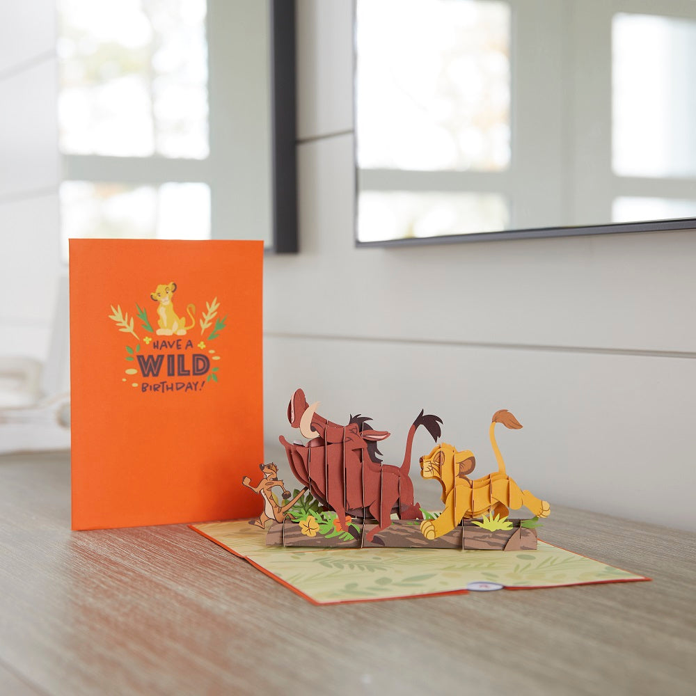 Disney's The Lion King Wild Birthday Pop-Up Card、mySite、solidvoid