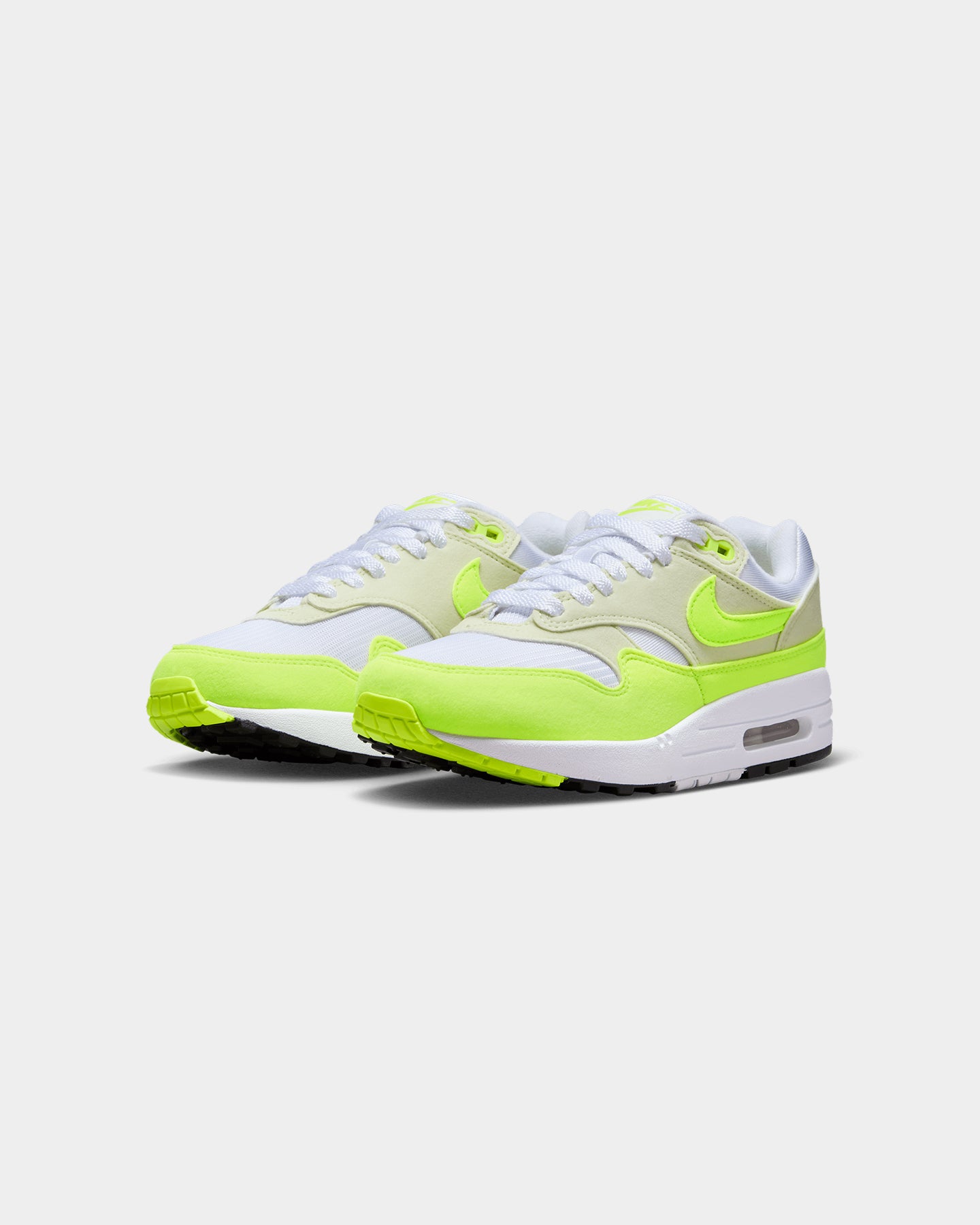 Nike Women's Air Max 1 '87 Volt Suede White/Volt-Sea、mySite、zt4zffjzw