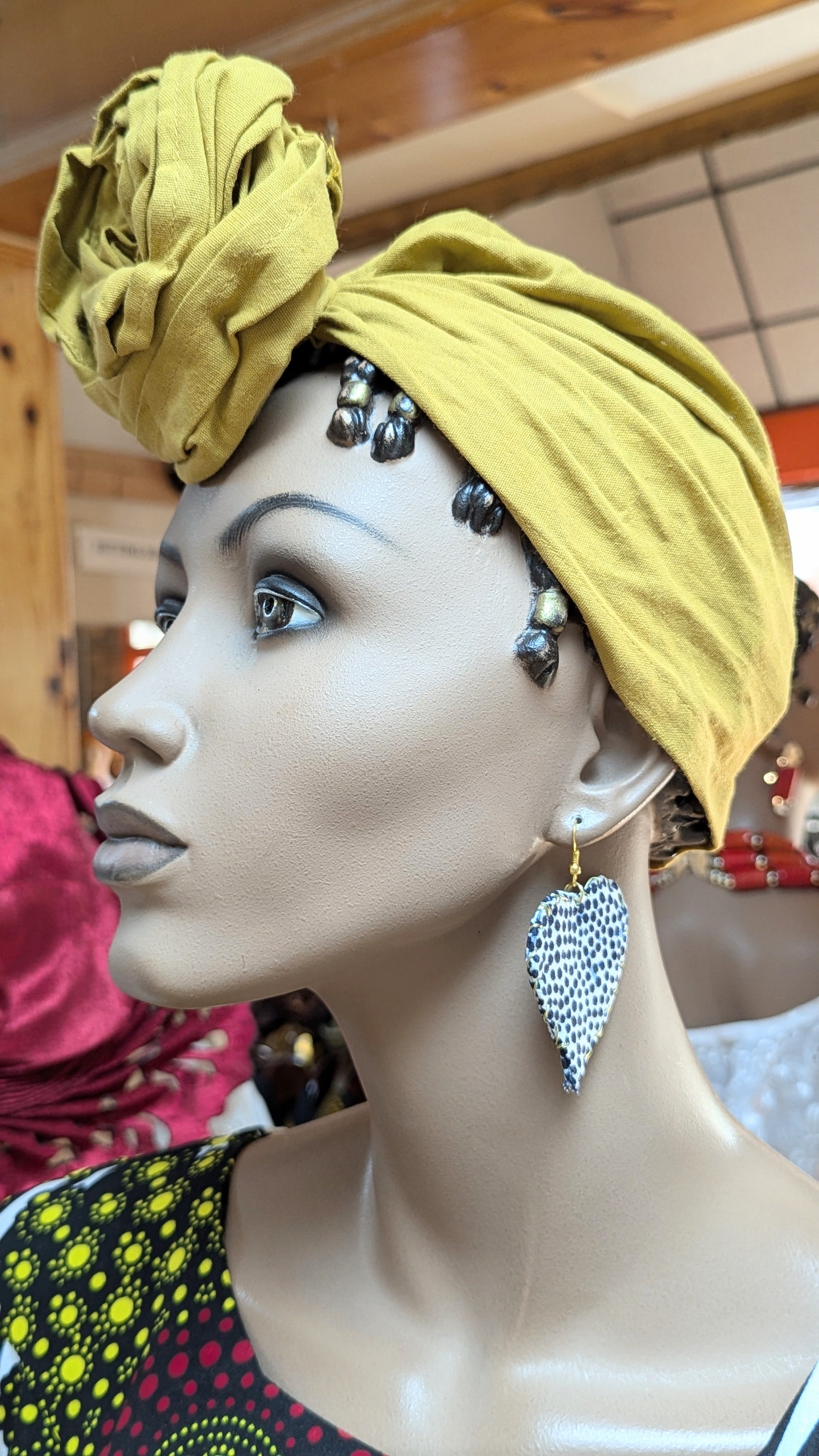 Dupsie's Golden Aura Pre-tied Head Wrap Hat with Bun DPDM301PT2、mySite、solidvoid