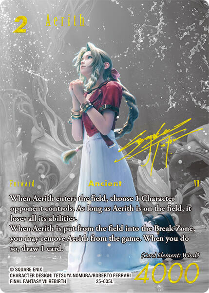 Aerith (Full Art Signature) Tears of the Planet、mySite、waistdrama