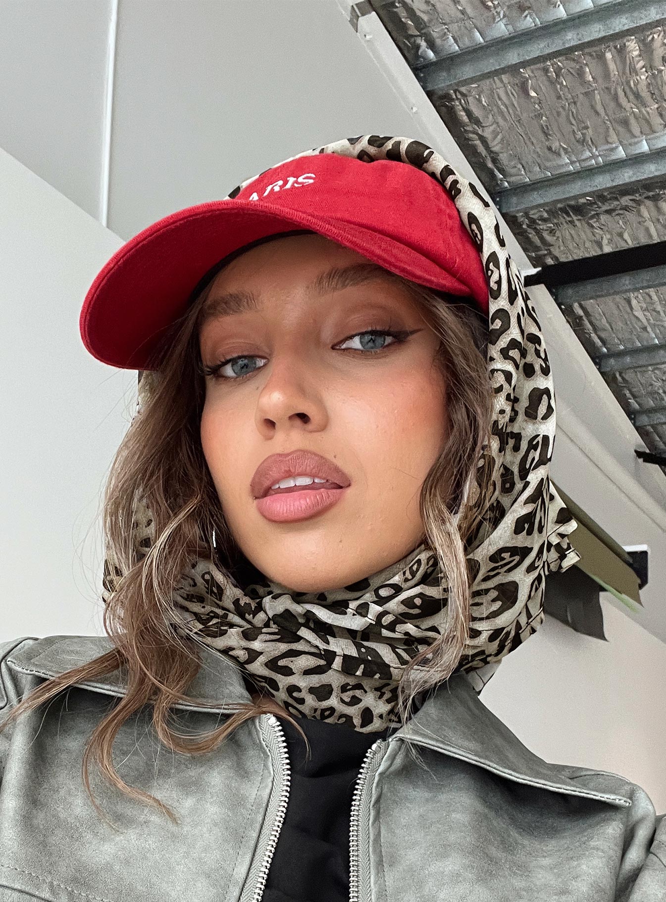 Wanna Be Mine Scarf Leopard、mySite、solidvoid