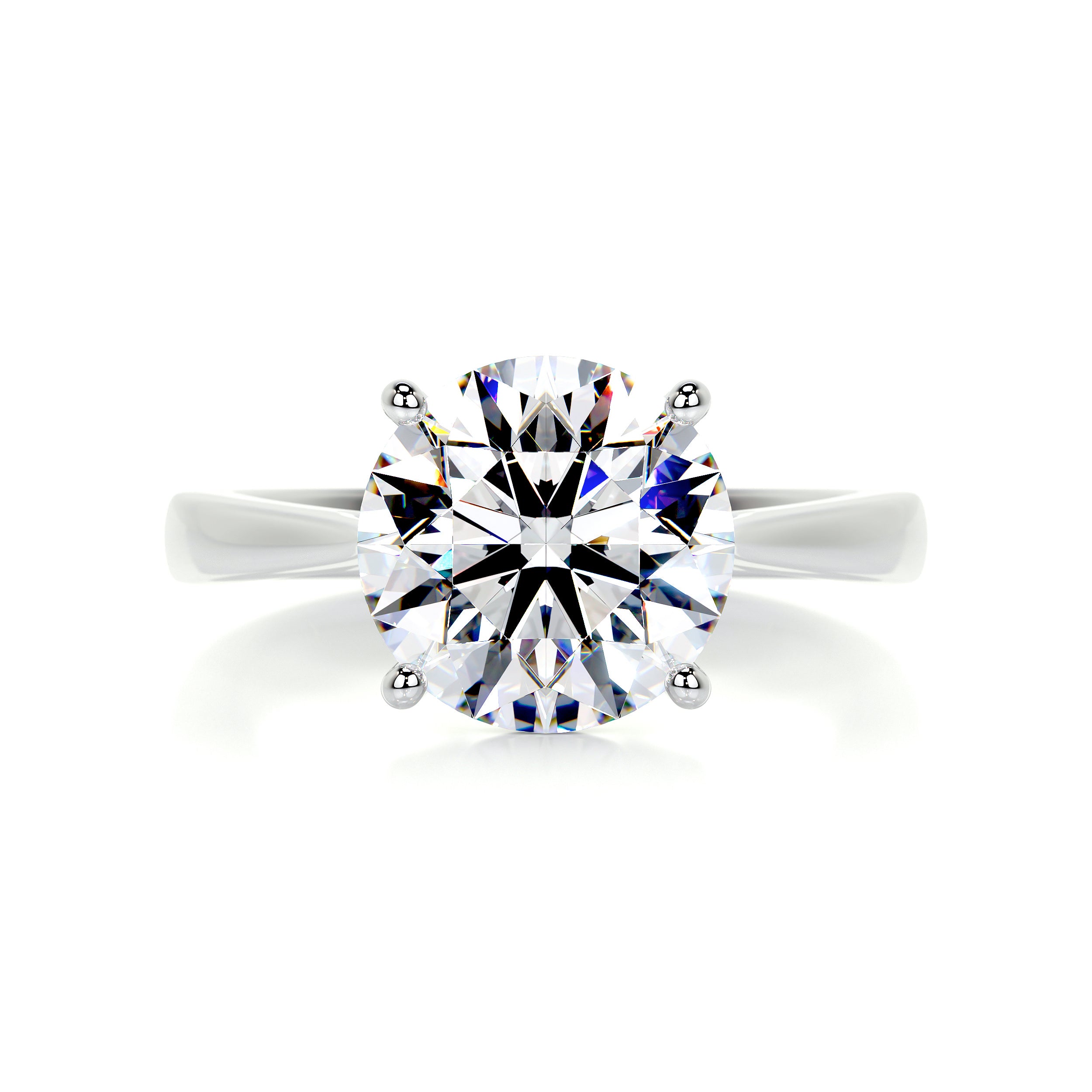 Kate Moissanite Ring -18K White Gold、mySite、hinf8tx79