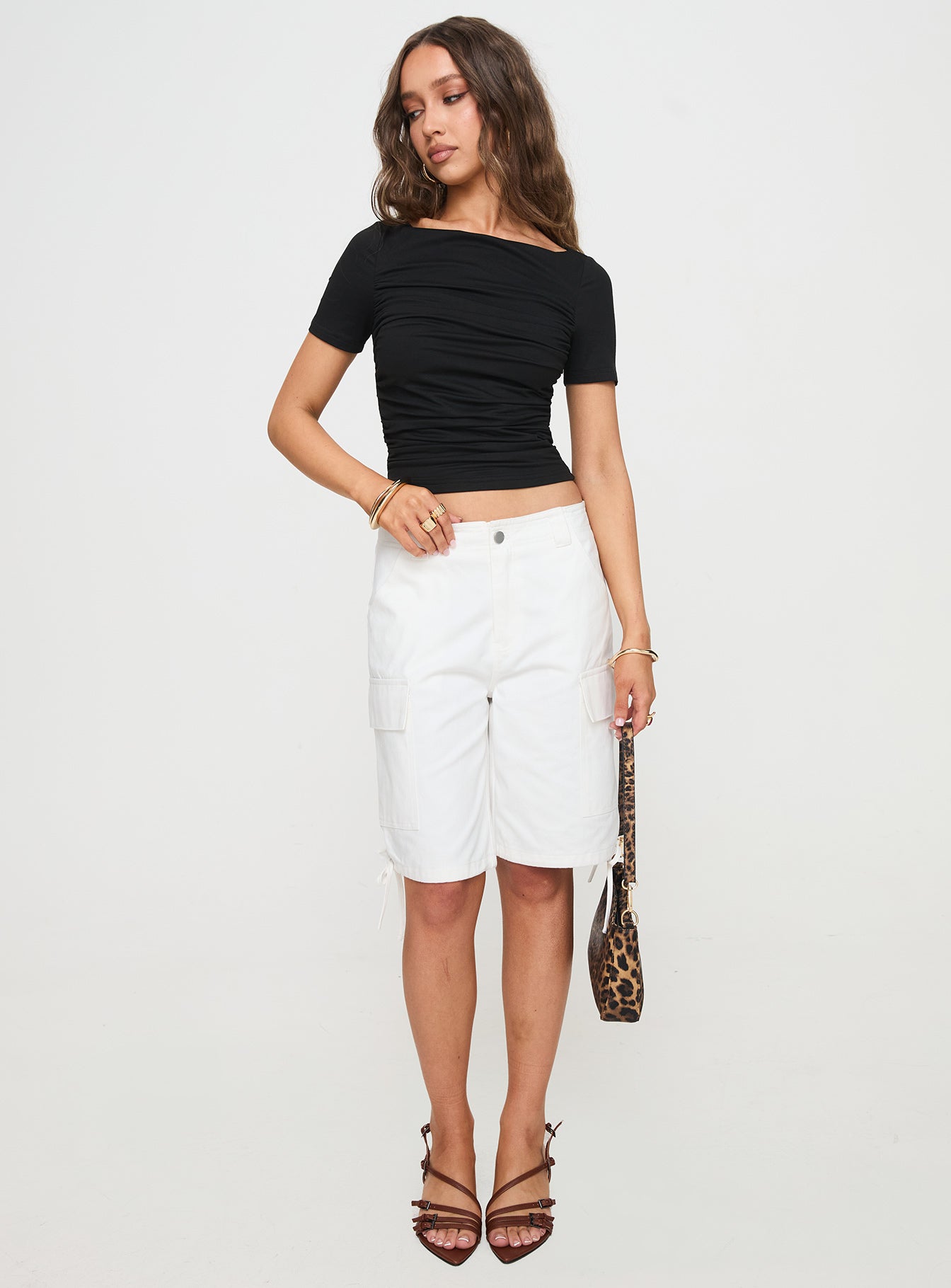 Bleachers Shorts White、mySite、solidvoid