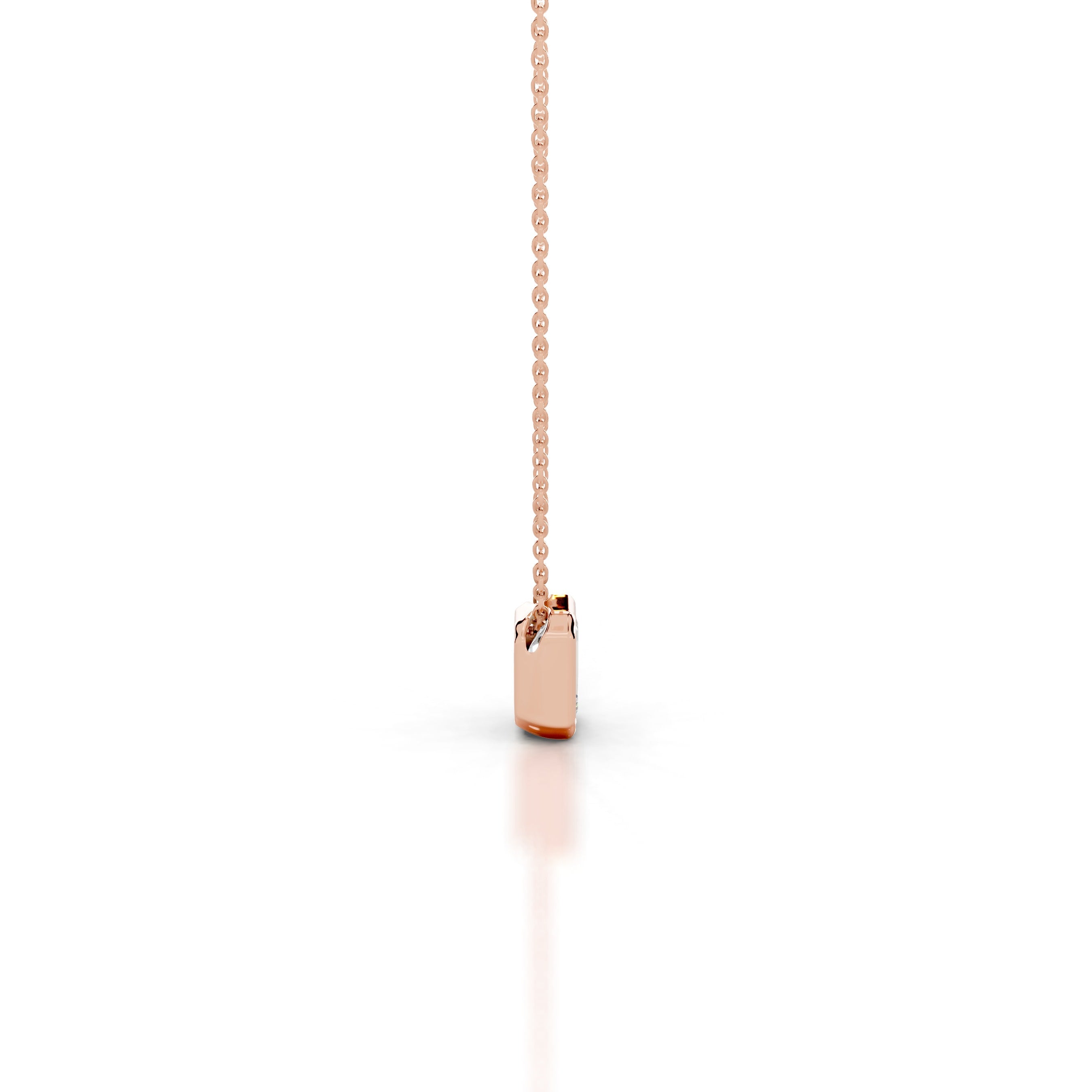 Gianna Lab Grown Diamond Pendant - 14K Rose Gold、mySite、hinf8tx79