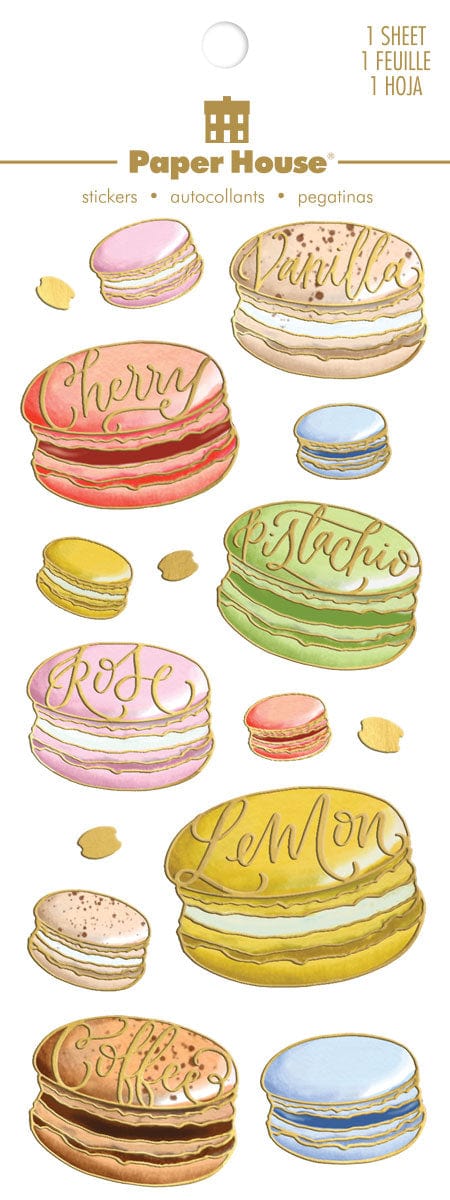  Foil Stickers - Macarons、mySite、ghnorth