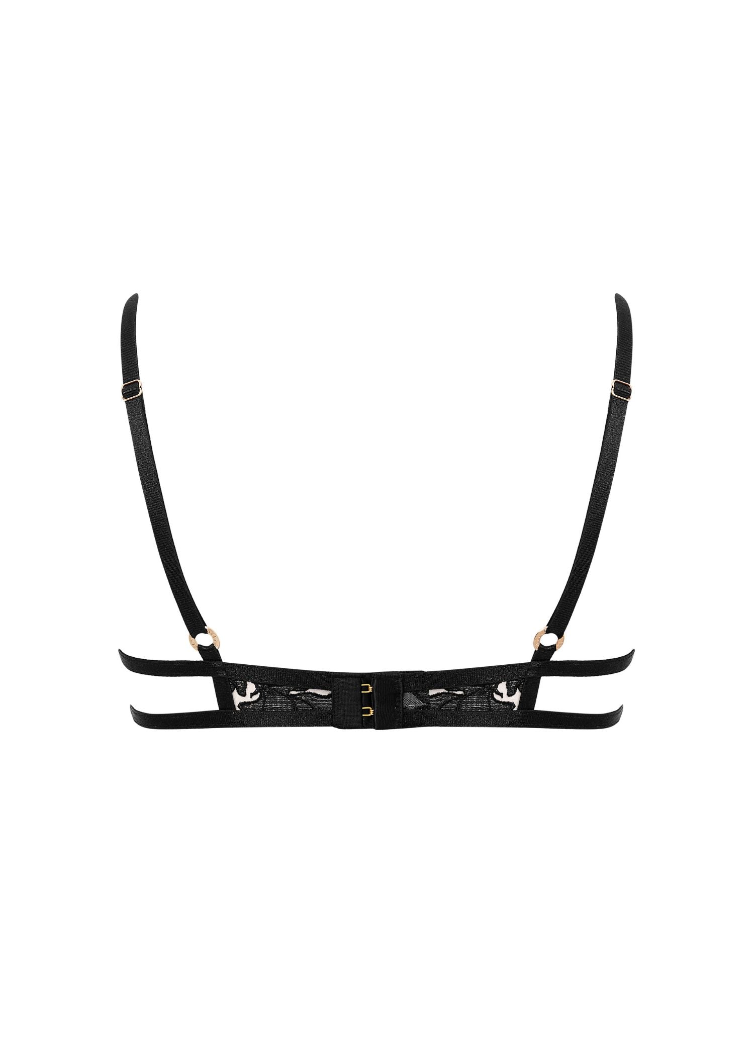  Yvette Wired Bra (Black/Sheer)、mySite、justintrudeaud