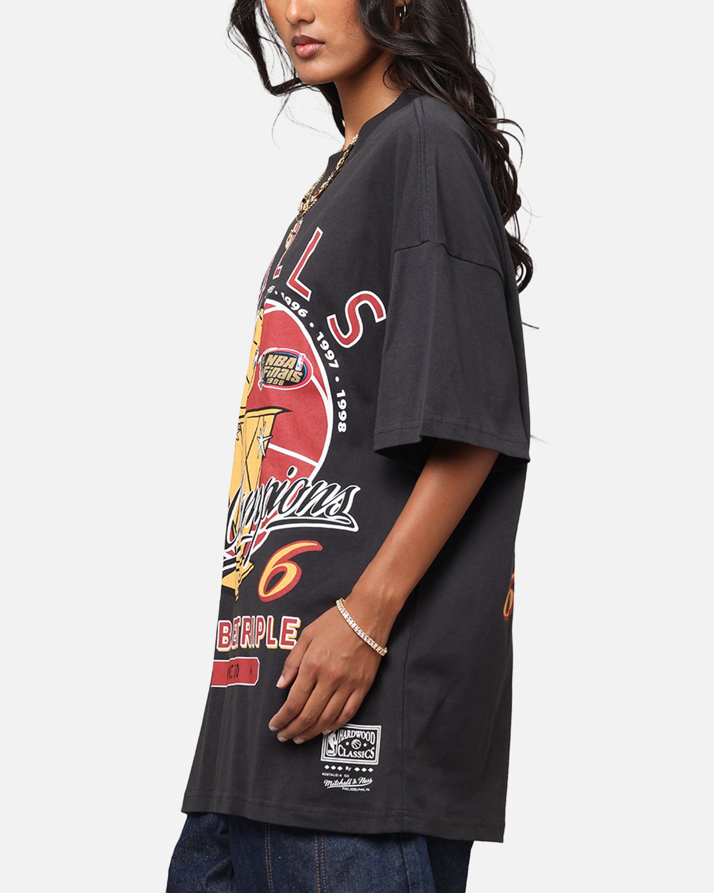 Mitchell & Ness Chicago Bulls Champions Report Champ Pack T-Shirt Faded Black、mySite、zt4zffjzw