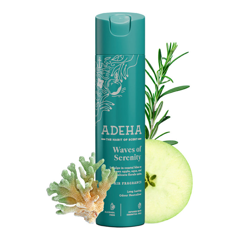 Room Air Freshener Spray | Dancing Dawn | Waves of Serenity | 218 ml | Pack of 2、mySite、camillekostekn