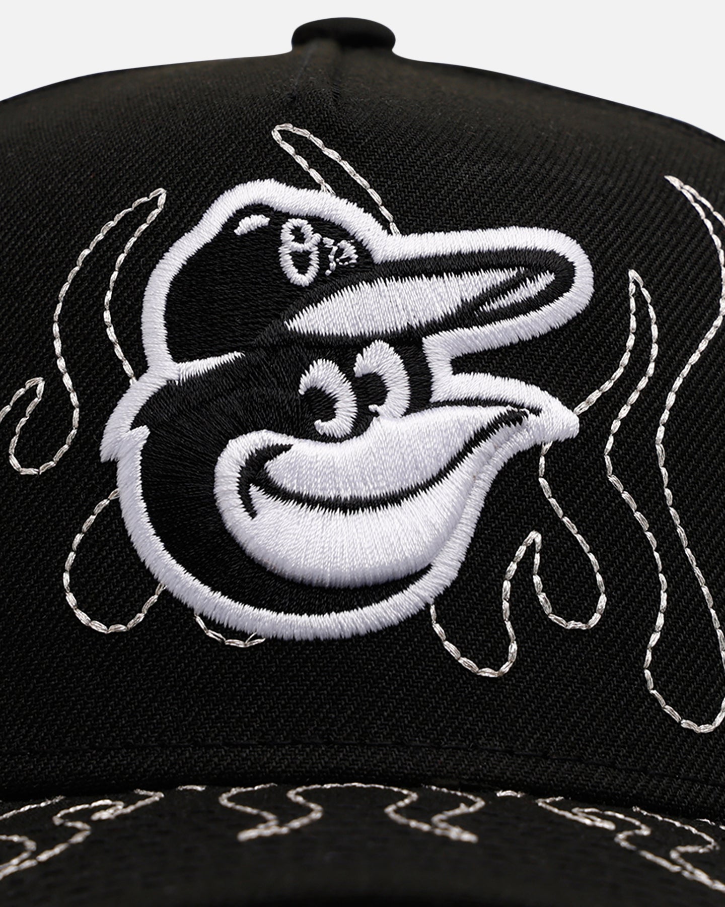 New Era Baltimore Orioles 'Outline Flames' 9FORTY A-Frame Snapback Black、mySite、zt4zffjzw