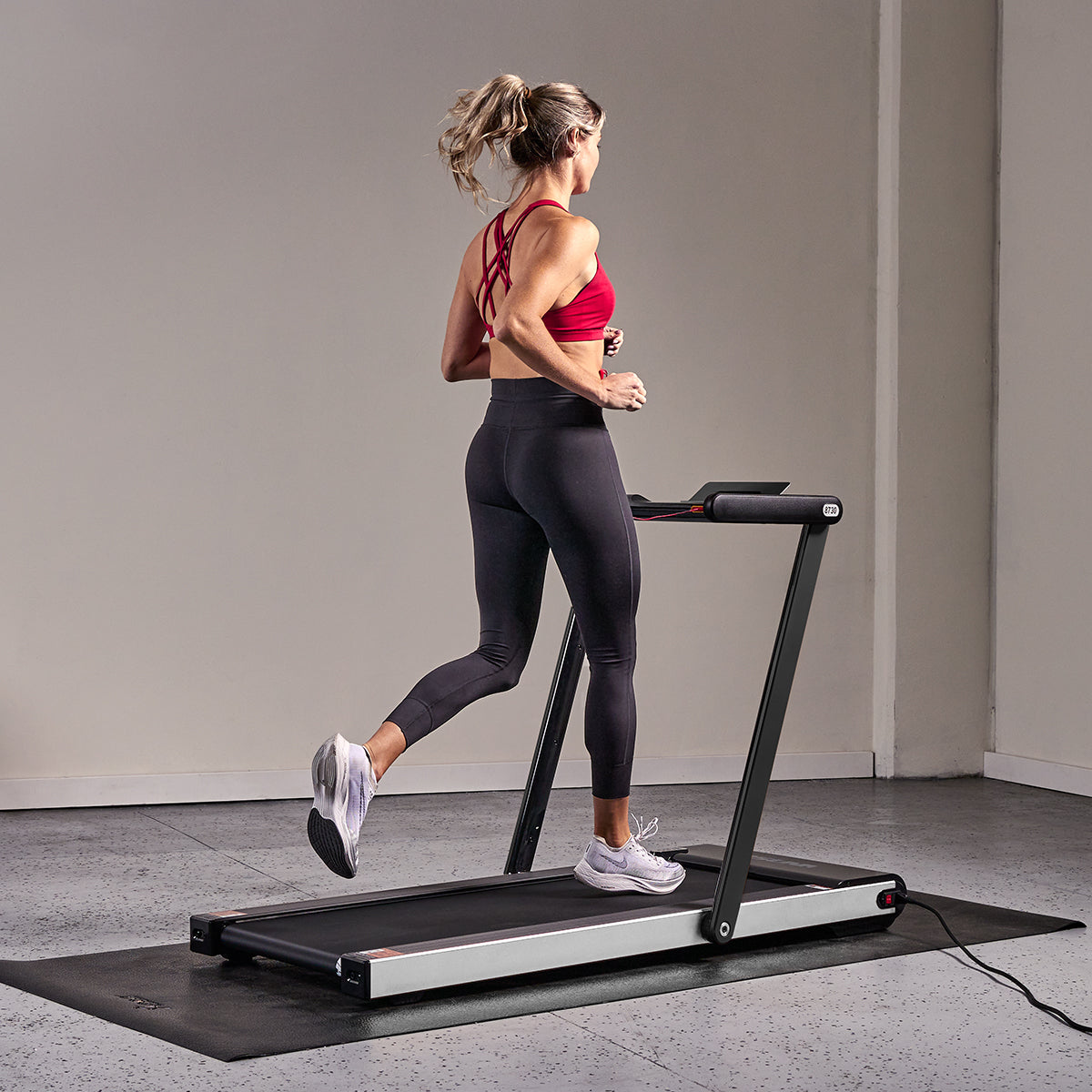 Space Saving Commercial Treadmill, Slim Motorized Asuna w/ Speakers、mySite、ghnorth