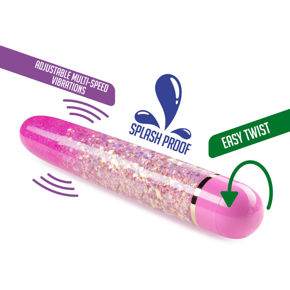 The Collection By Blush® | Celestial Pink 7-Inch Vibrator、mySite、bottomscart