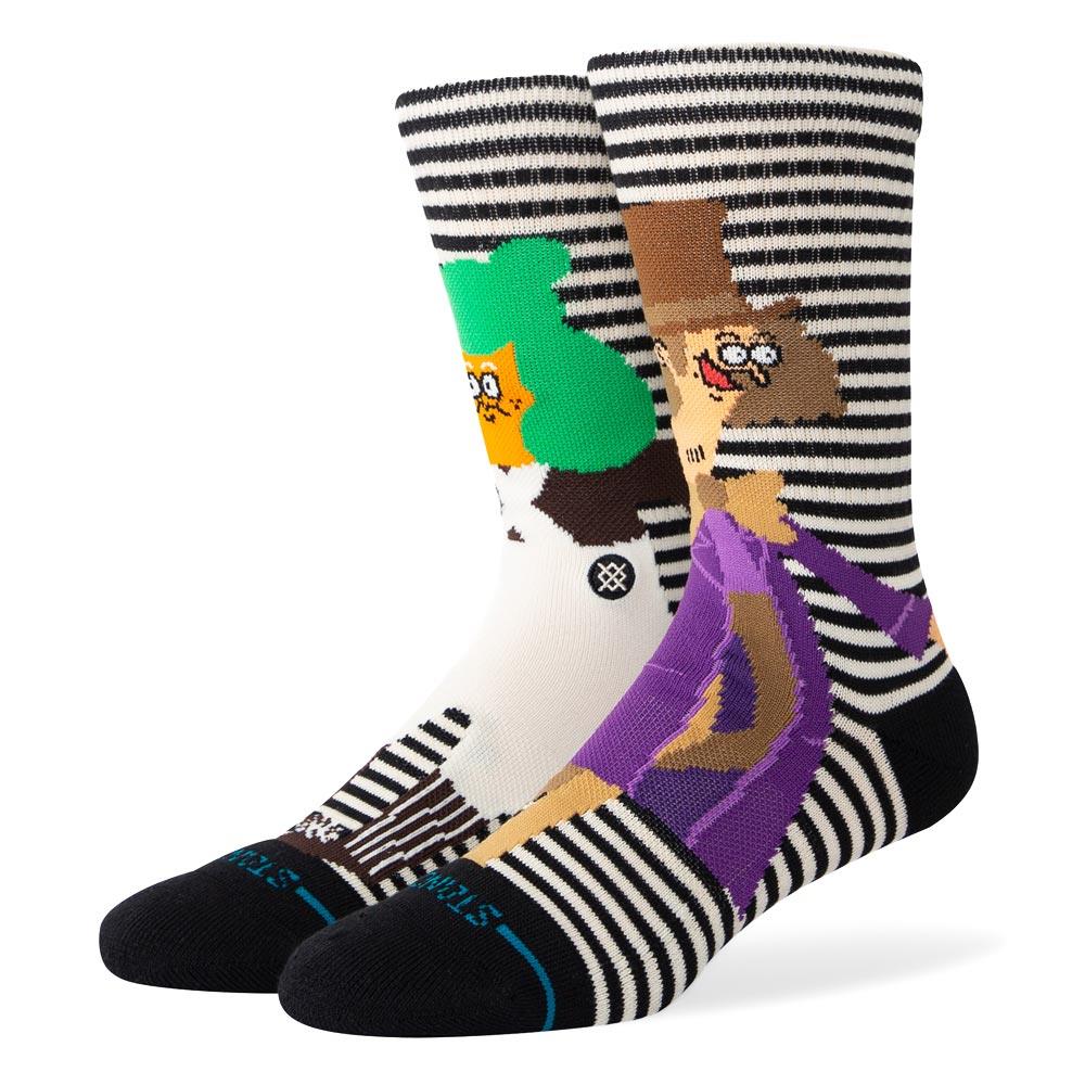  Stance Oompa Loompa Socks - Black/White - Large、mySite、merchandisen