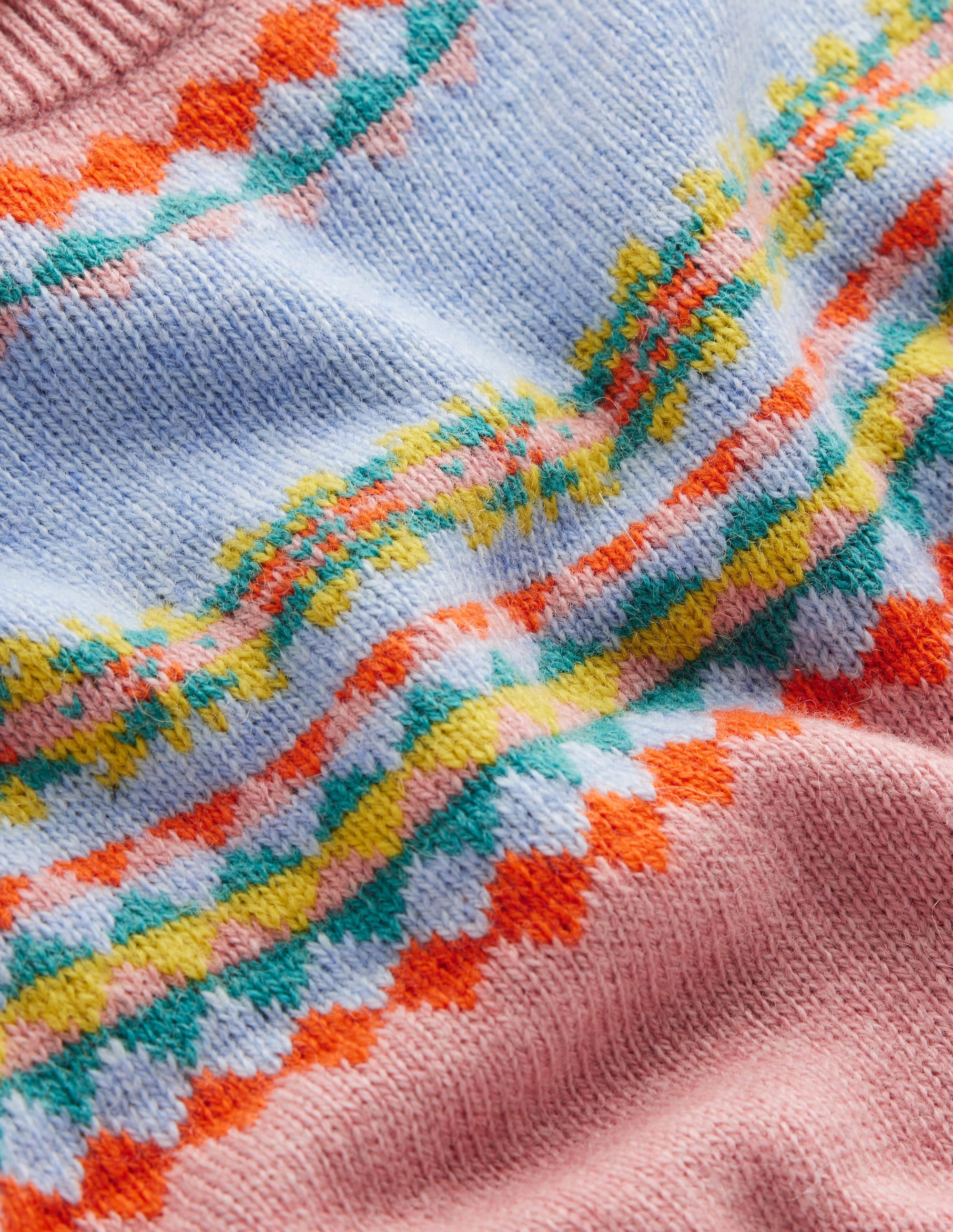  Edie Fair Isle Sweater Vest-Pink Fair Isle、mySite、ashleygrahame