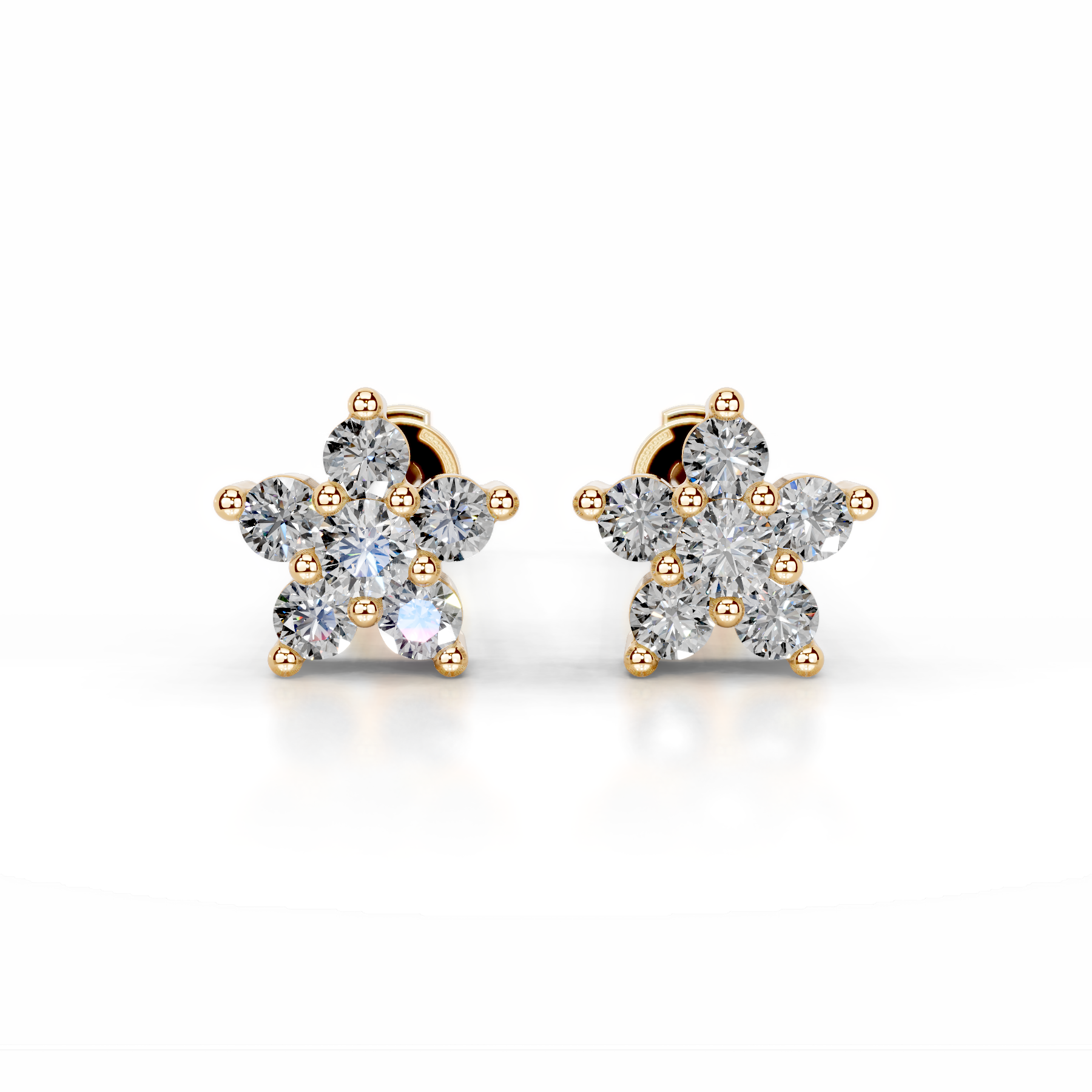 Elsie Diamond Stud Earrings (0.30 Carat) -18K Yellow Gold、mySite、hinf8tx79