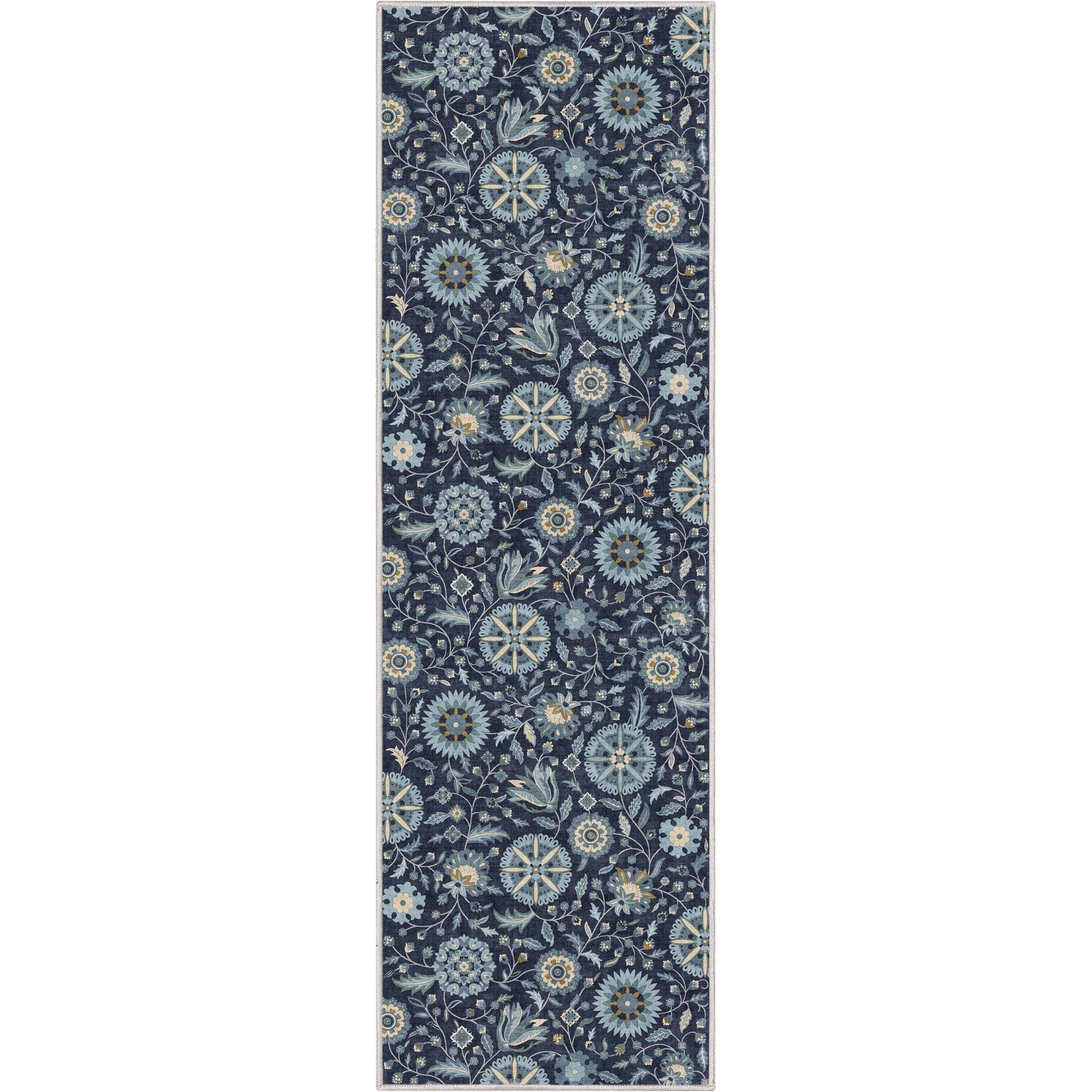 Charlotte Transitional Floral Flat-Weave Rug、mySite、gigharbornorthrealestate