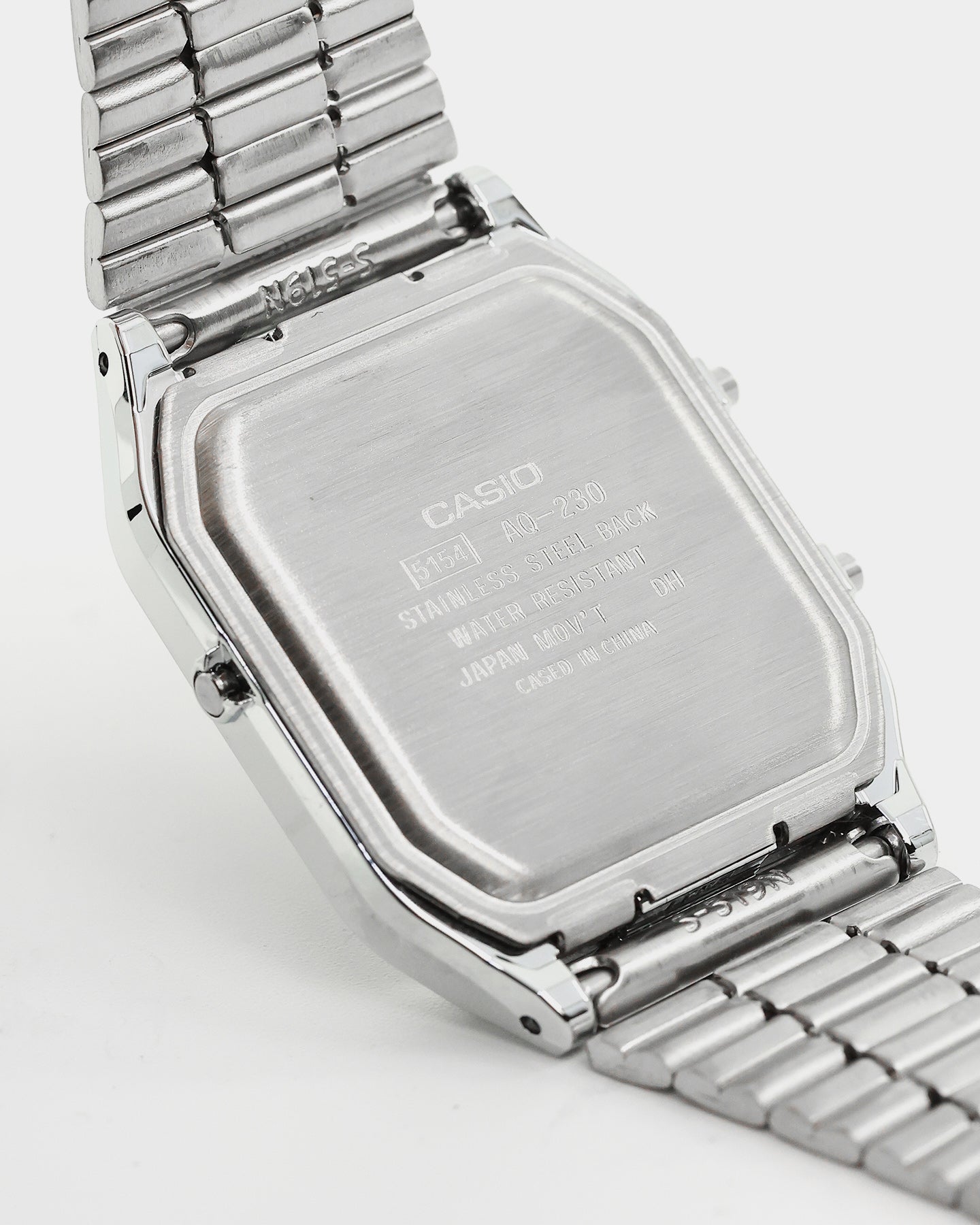 Casio AQ230A-1DS Watch Silver/Black、mySite、zt4zffjzw