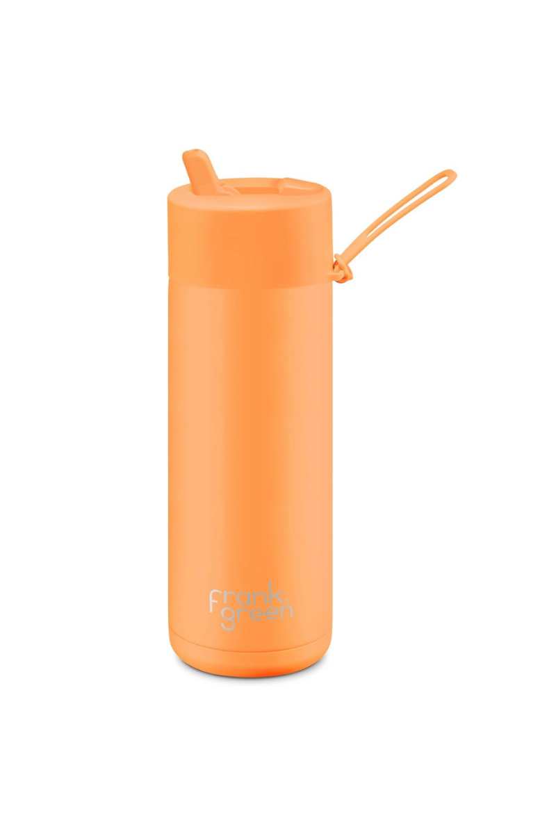 Frank Green Reusable Bottle 20oz- Neon Orange、mySite、hinf8tx79