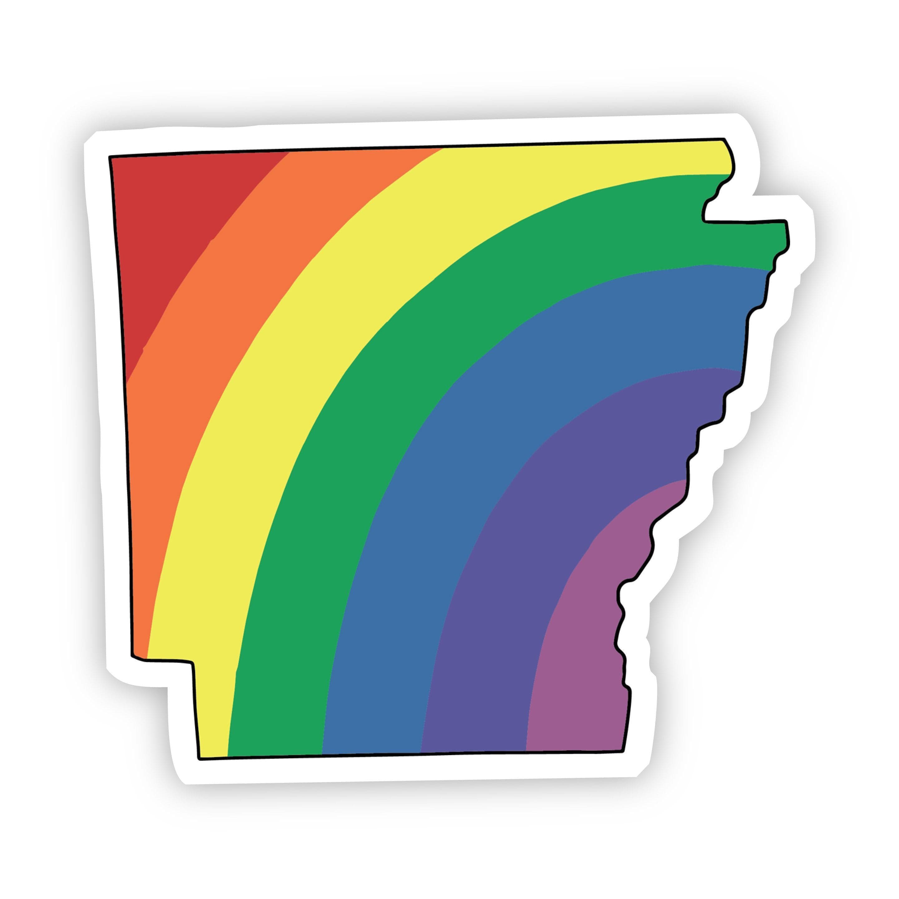  Arkansas Rainbow Sticker、mySite、elrpsem3k