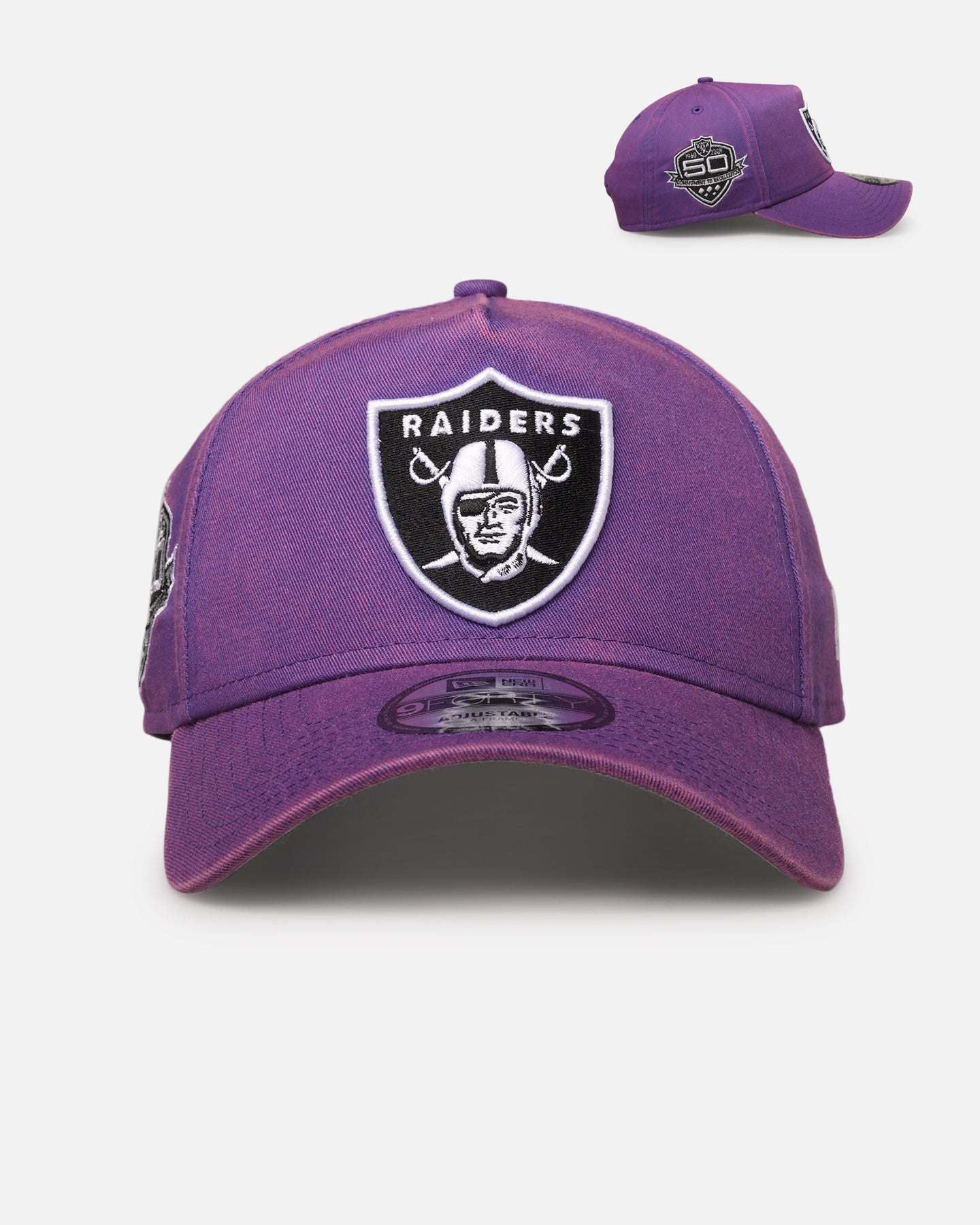 New Era Las Vegas Raiders 'Washed Purple' 9FORTY A-Frame Snapback Washed Purple、mySite、zt4zffjzw