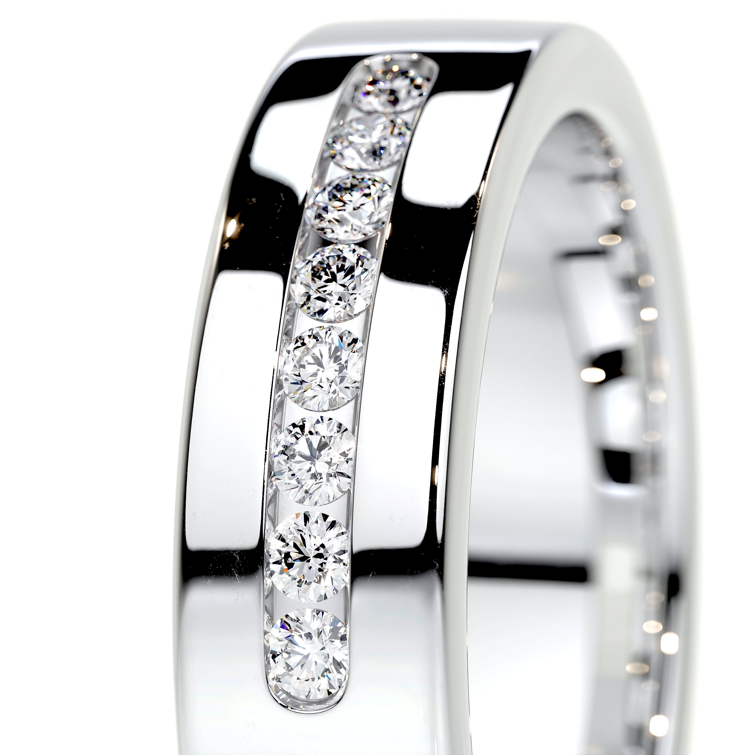 Nicky Wedding Band (0.20 Carat) -Platinum、mySite、hinf8tx79