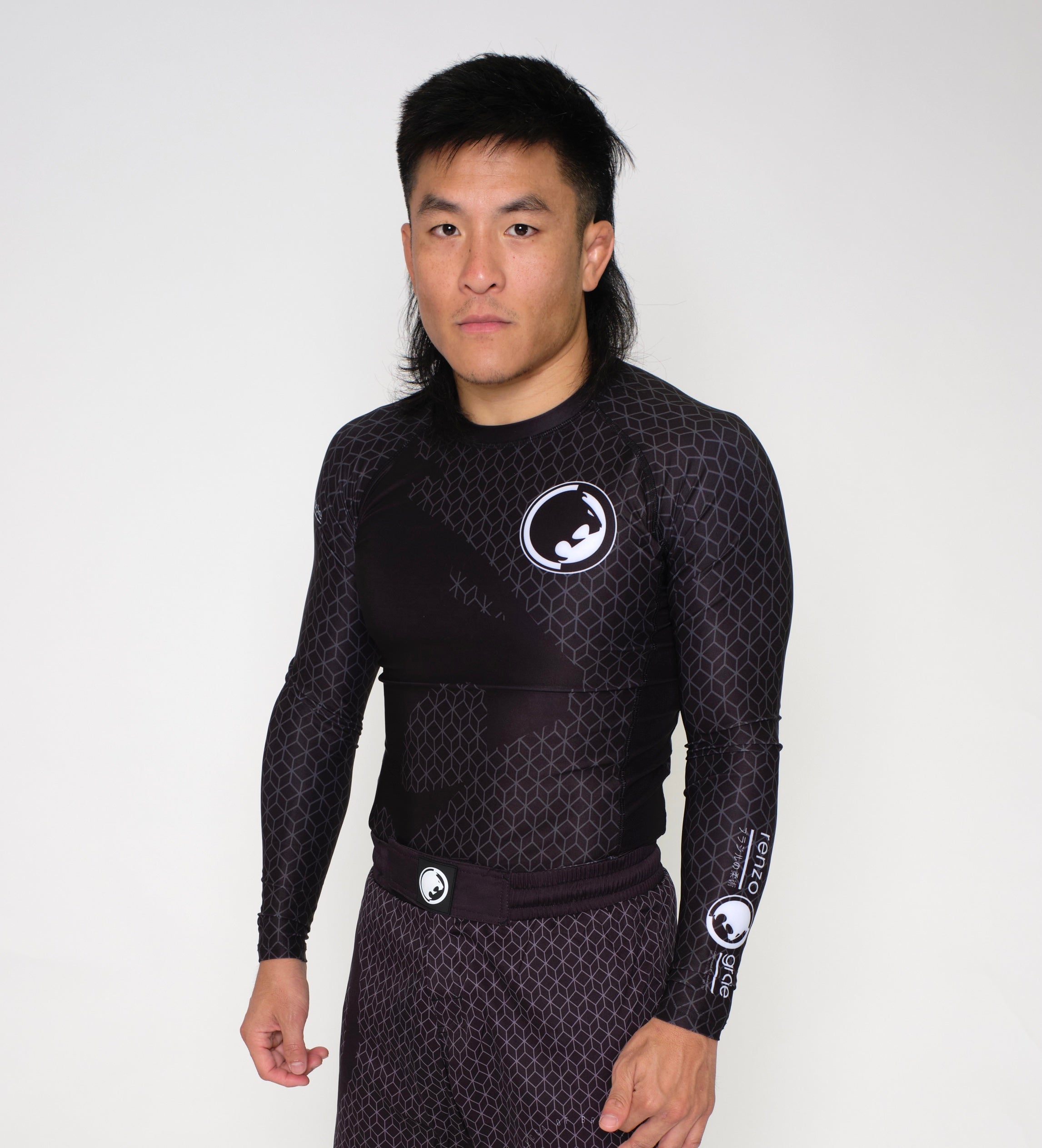 Renzo Gracie Mecca Ranked Long Sleeve Rashguard、mySite、gigharbornorthrealestate