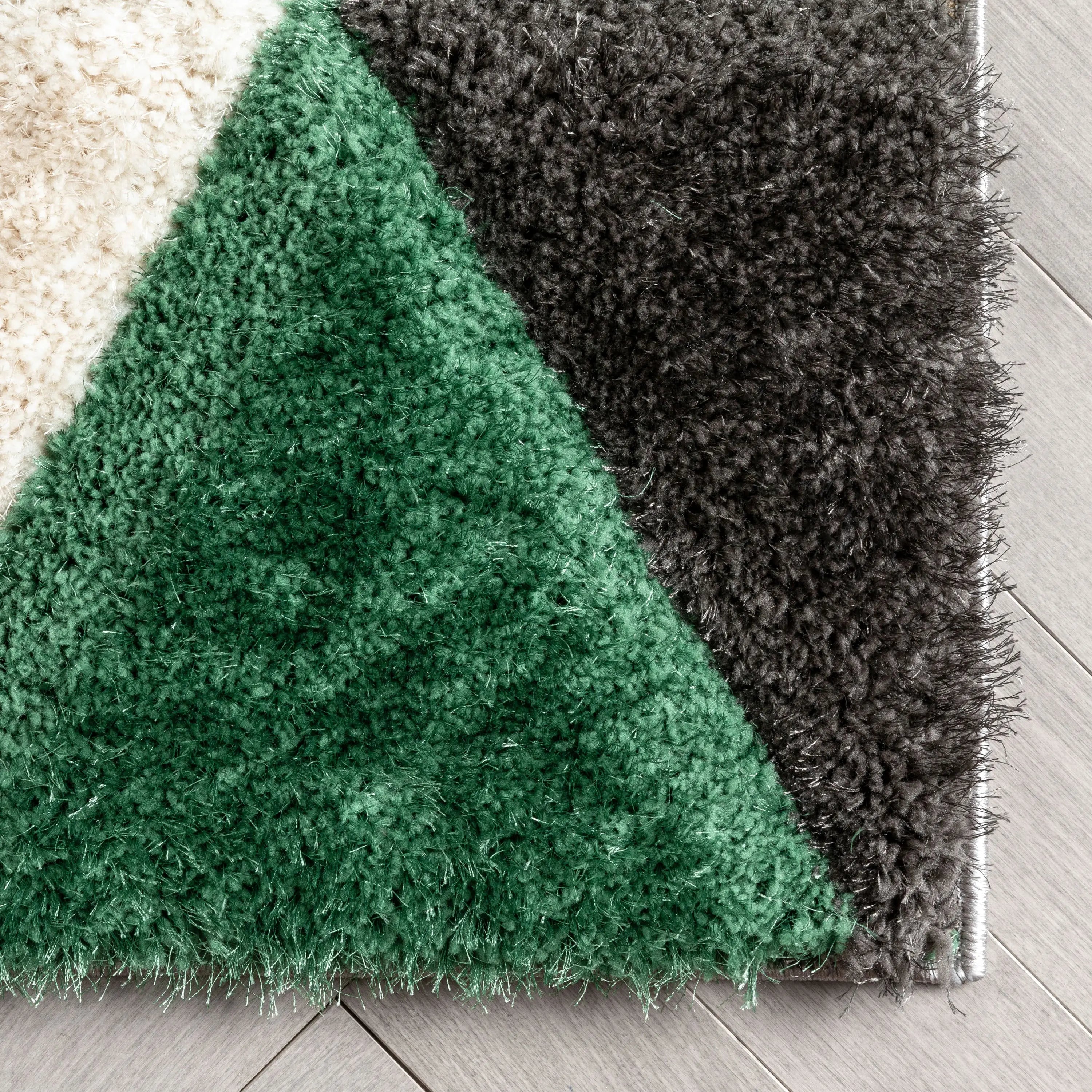 Holland Modern Geometric Green 3D Textured Thick & Soft Shag Rug、mySite、gigharbornorthrealestate
