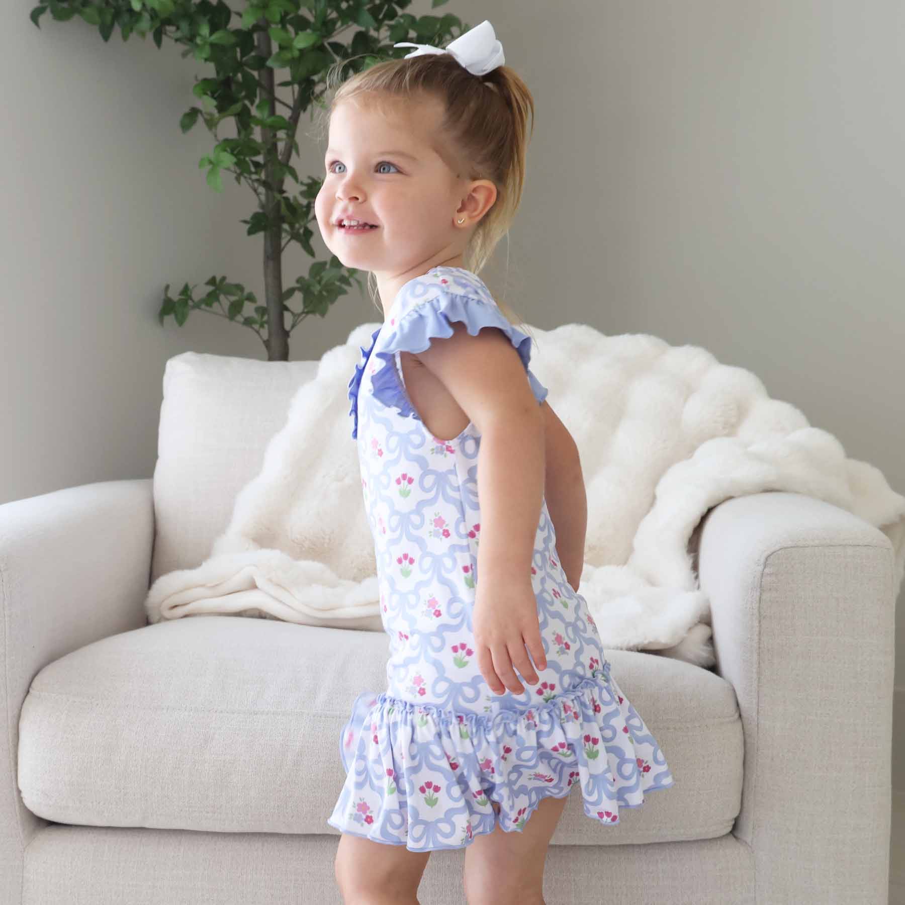  Flutter Sleeve Nightgown | Tied In Tulips、mySite、layawaytickets