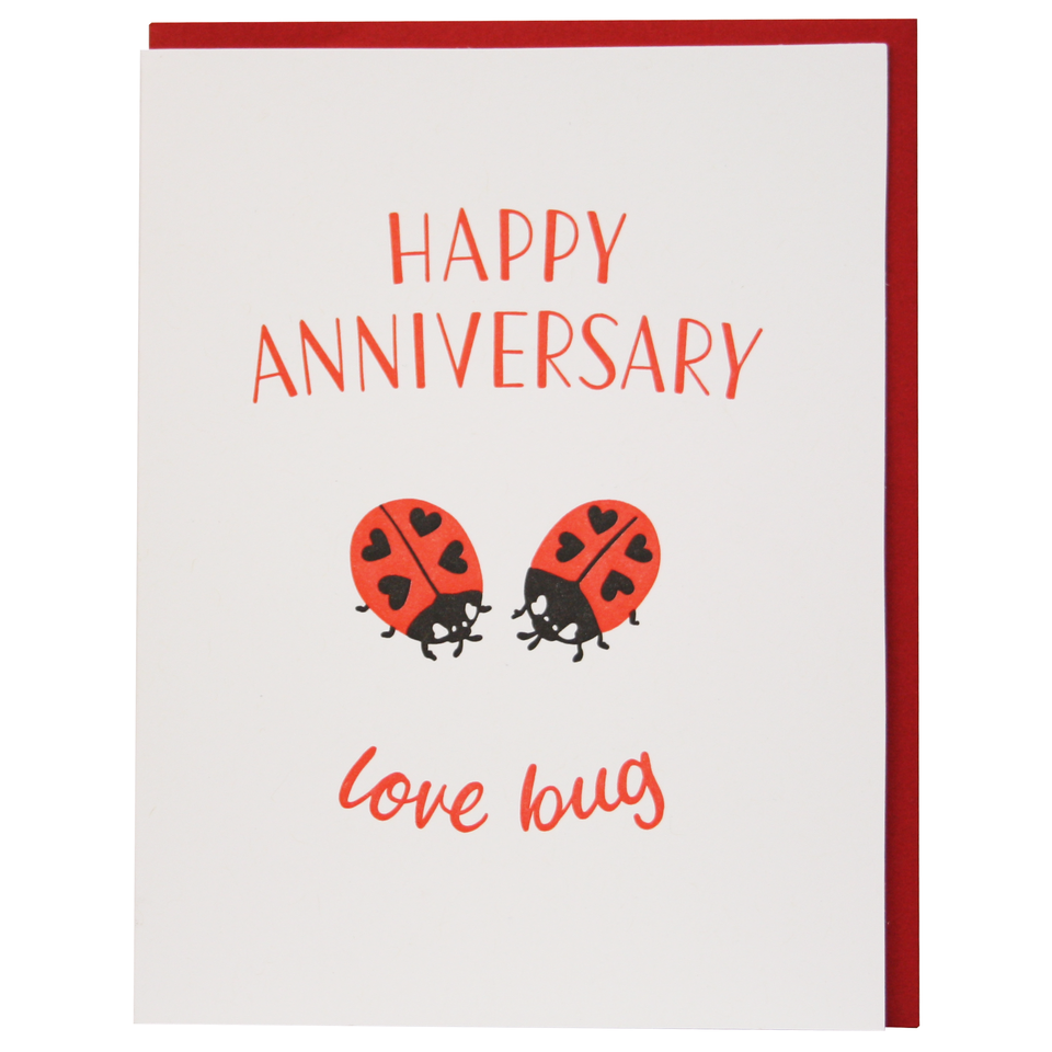 Smudge Ink - Little Ladybugs Anniversary Card、mySite、garagedoors4me