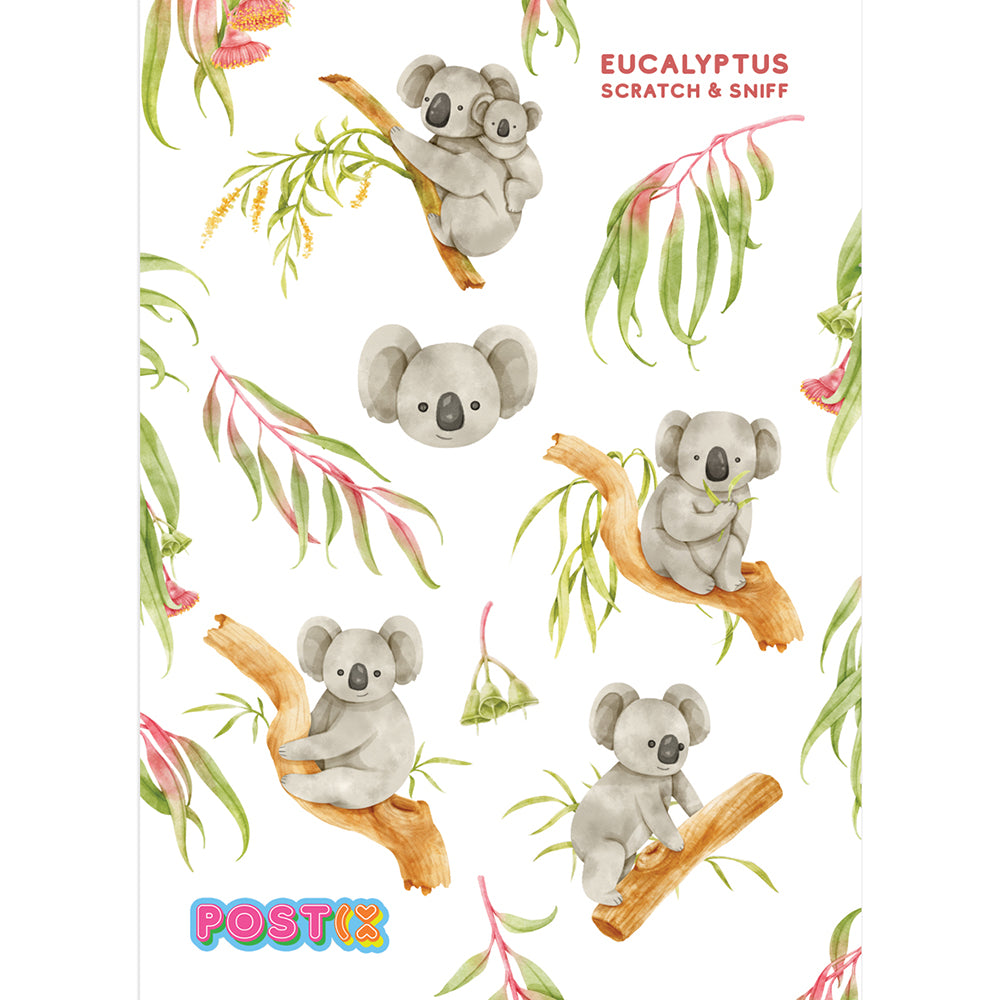  Koala Bear Eucalyptus Scratch & Sniff Stickers、mySite、ghnorth