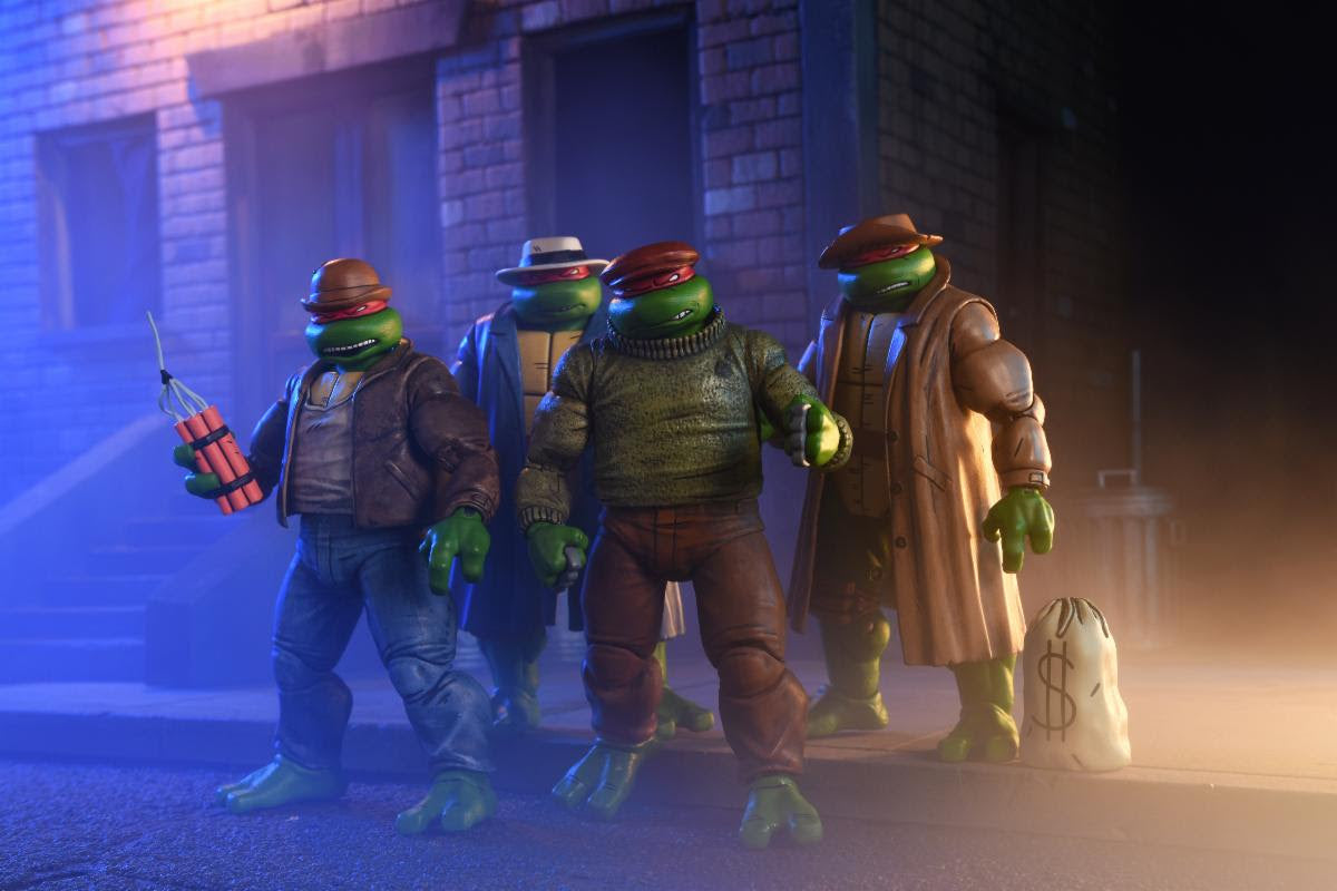 NECA Teenage Mutant Ninja Turtles Gangster Turtles 4-Pack (Mirage Comics)、mySite、hgirdovlk