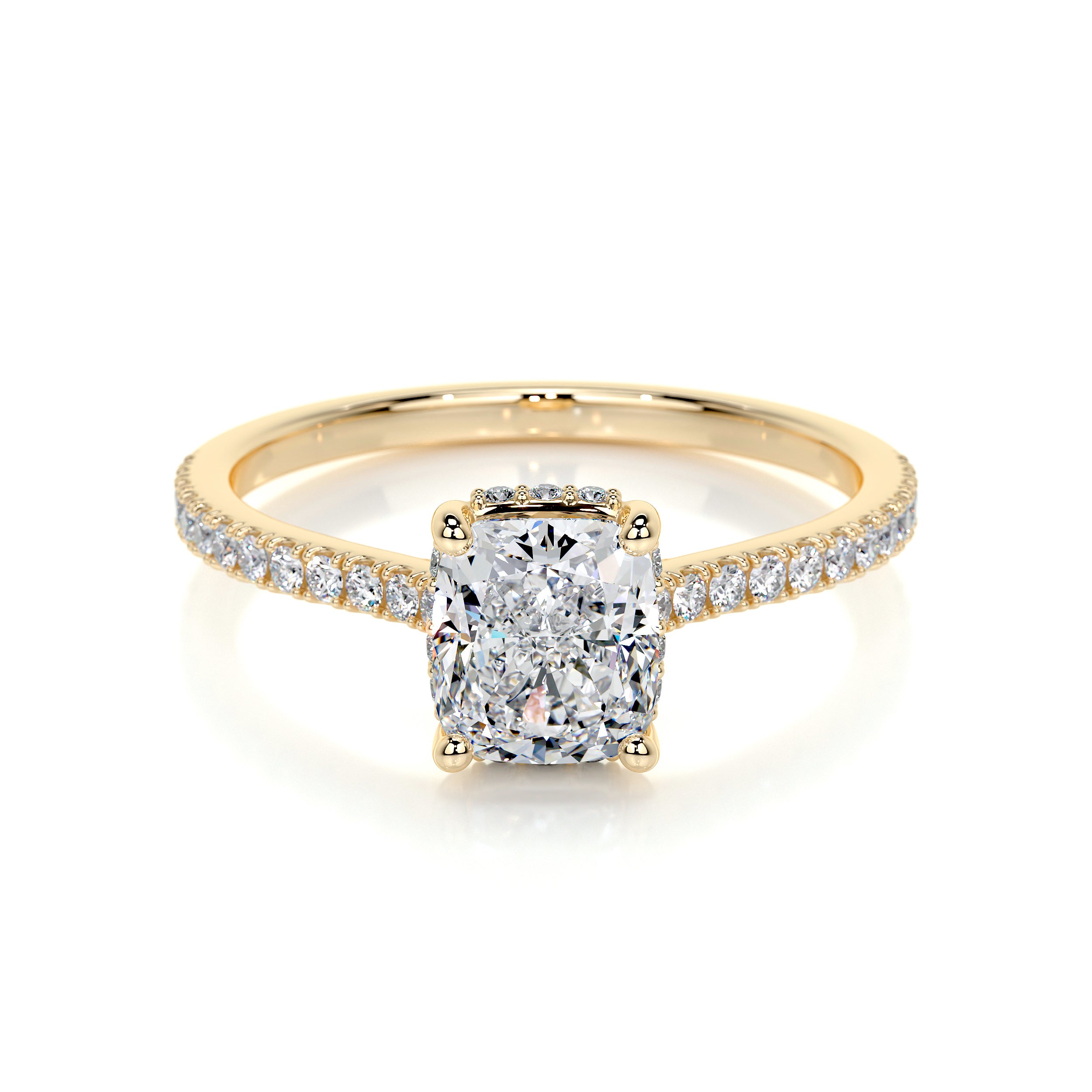 Deandra Lab Grown Diamond Ring -18K Yellow Gold、mySite、hinf8tx79