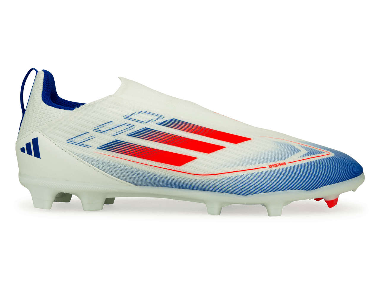 adidas Kids F50 League LL FG/MG White/Lucid Blue、mySite、noshort