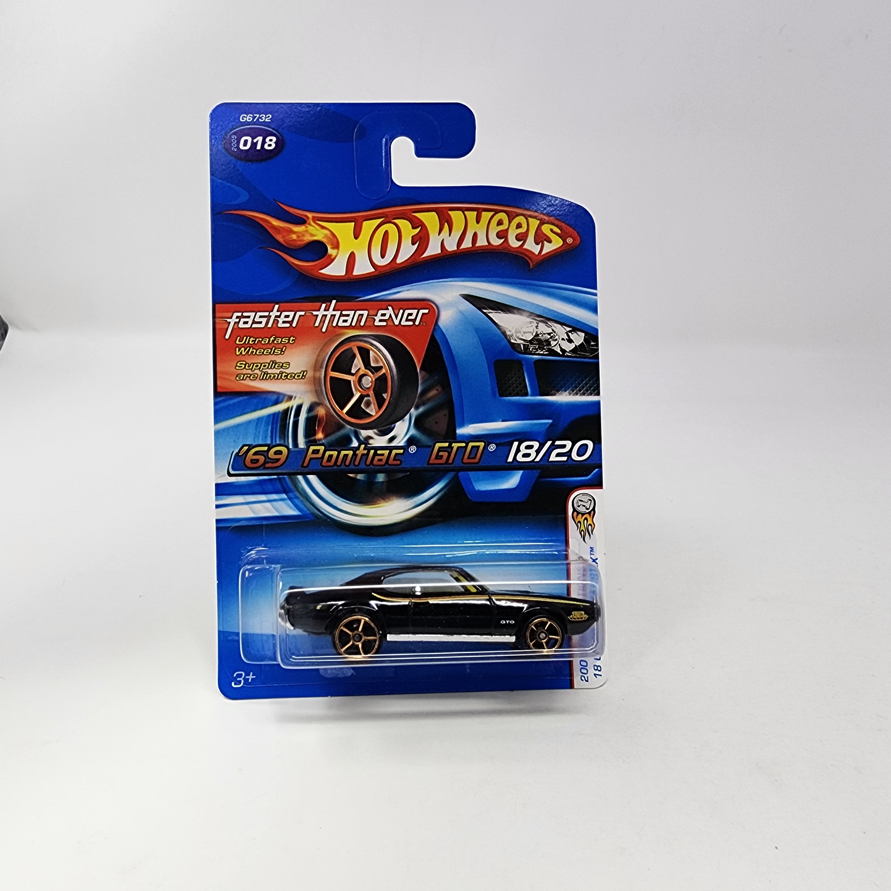 '69 Pontiac GTO #18 * FTE Rims * Hot Wheels 2005、mySite、hgirdovlk