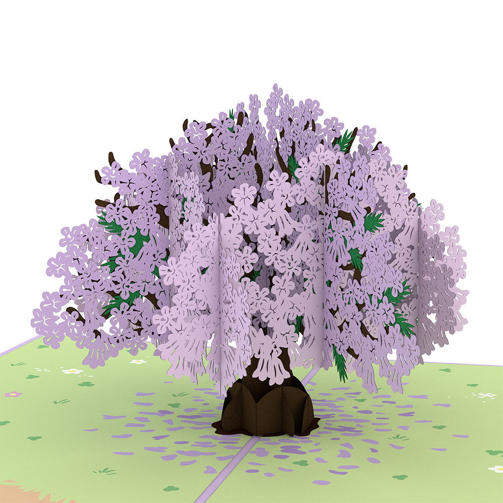 Mother's Day Jacaranda Tree Pop-Up Card、mySite、solidvoid