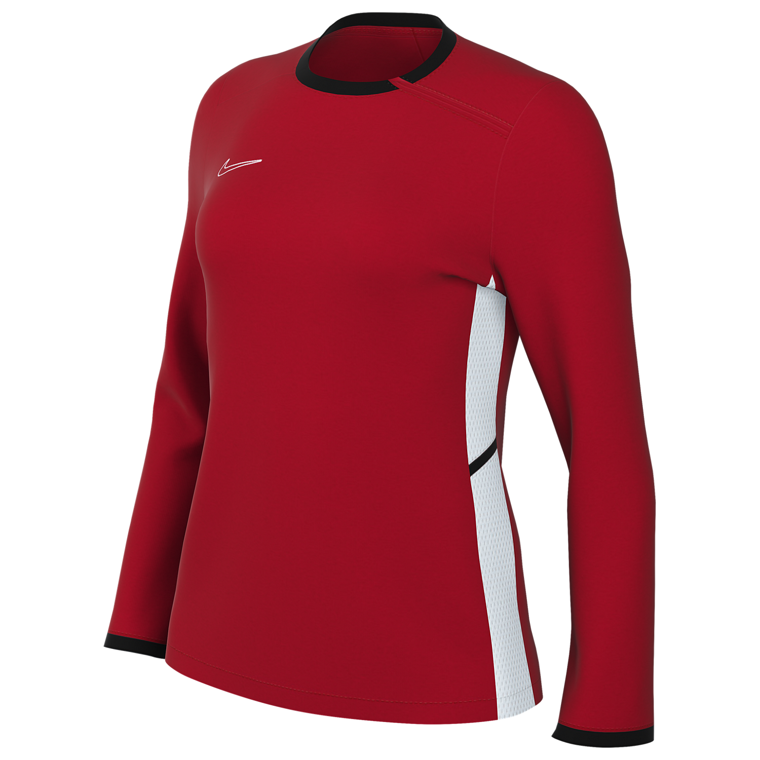 Nike Women's Dri-FIT Academy 25 Crew Top - Red、mySite、noshort