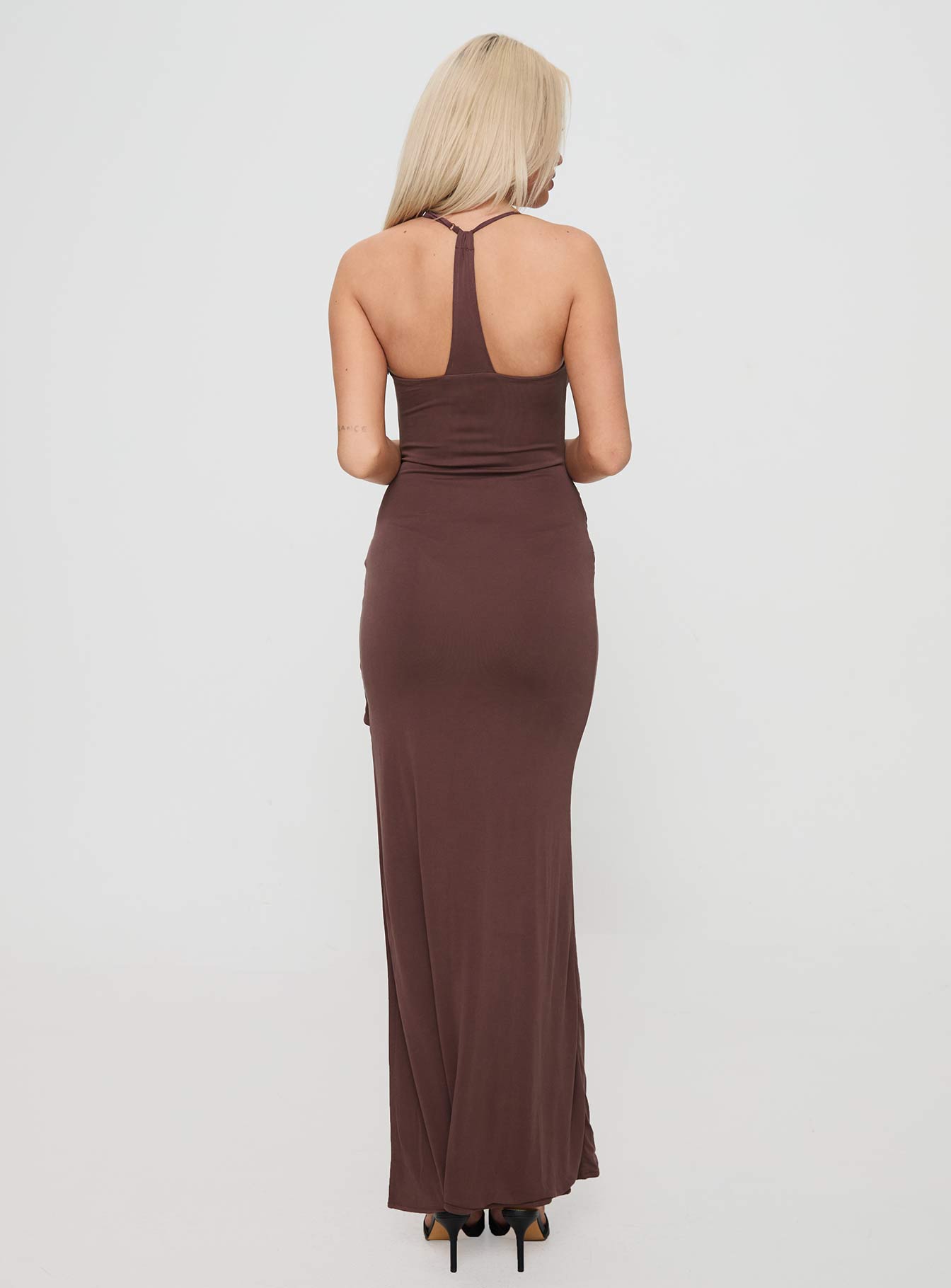 Marchesi Maxi Dress Chocolate、mySite、solidvoid