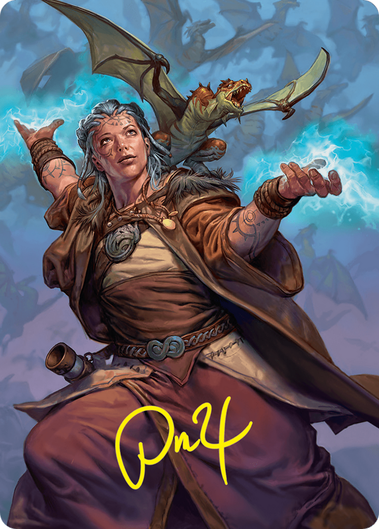 Drake Hatcher 2 Art Card (29/54) (Gold-Stamped Signature) Foundations Art Series、mySite、waistdrama