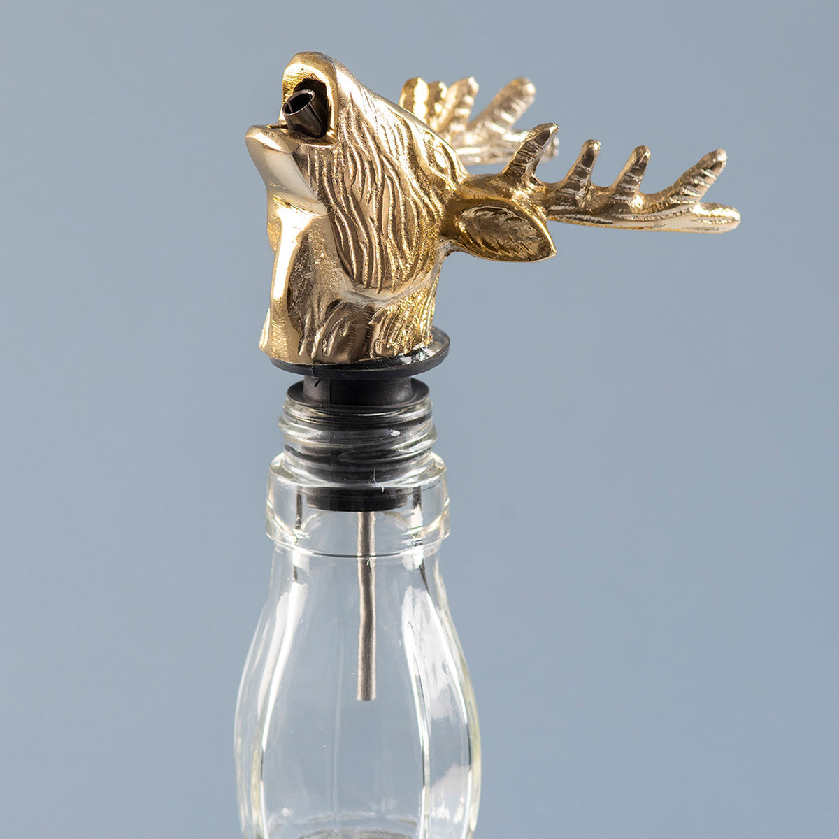 Stainless Steel Bottle Pourer | Deer Shape | Gold、mySite、camillekostekn