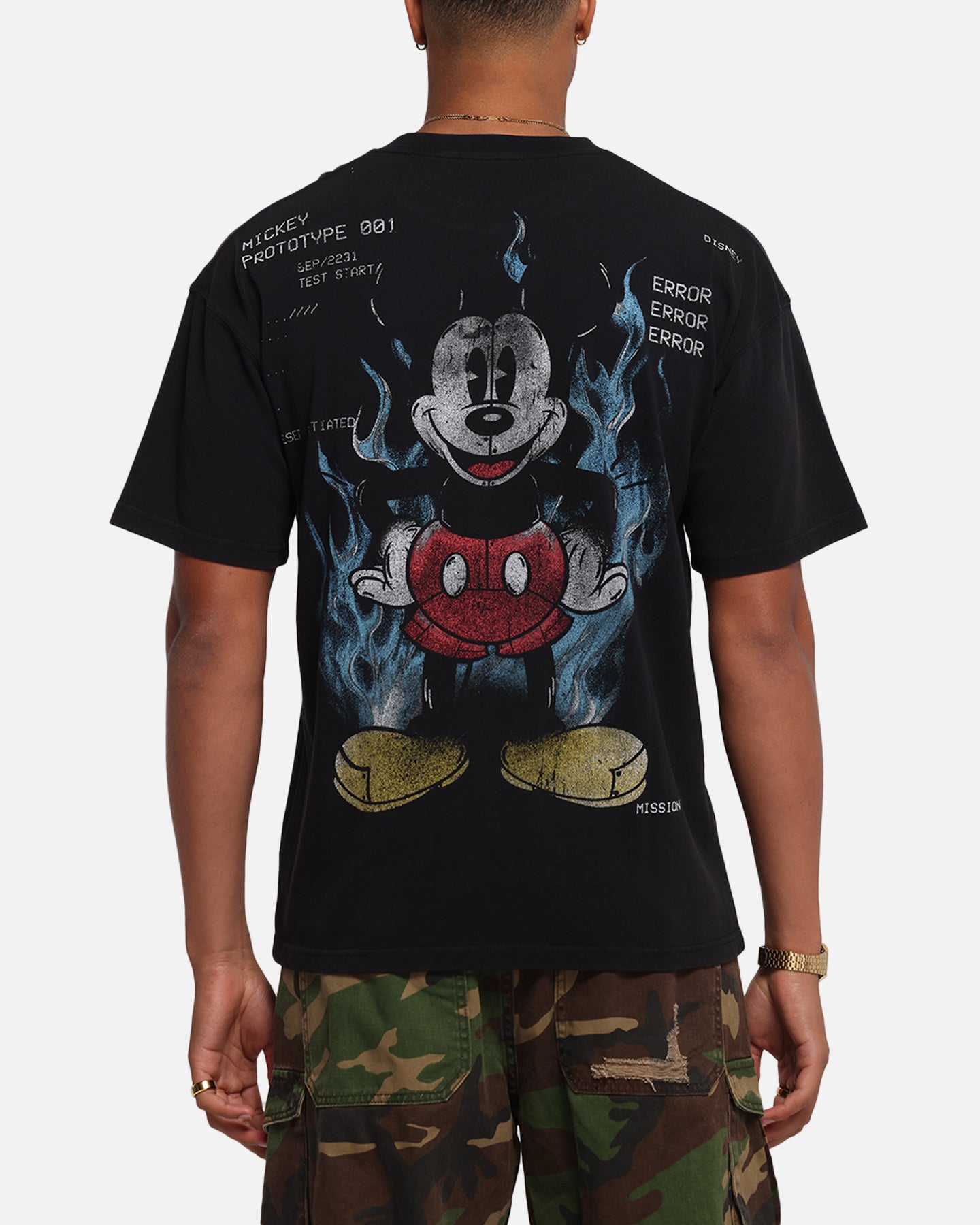 American Thrift Disney Mickey Prototype 001 T-Shirt Black、mySite、zt4zffjzw