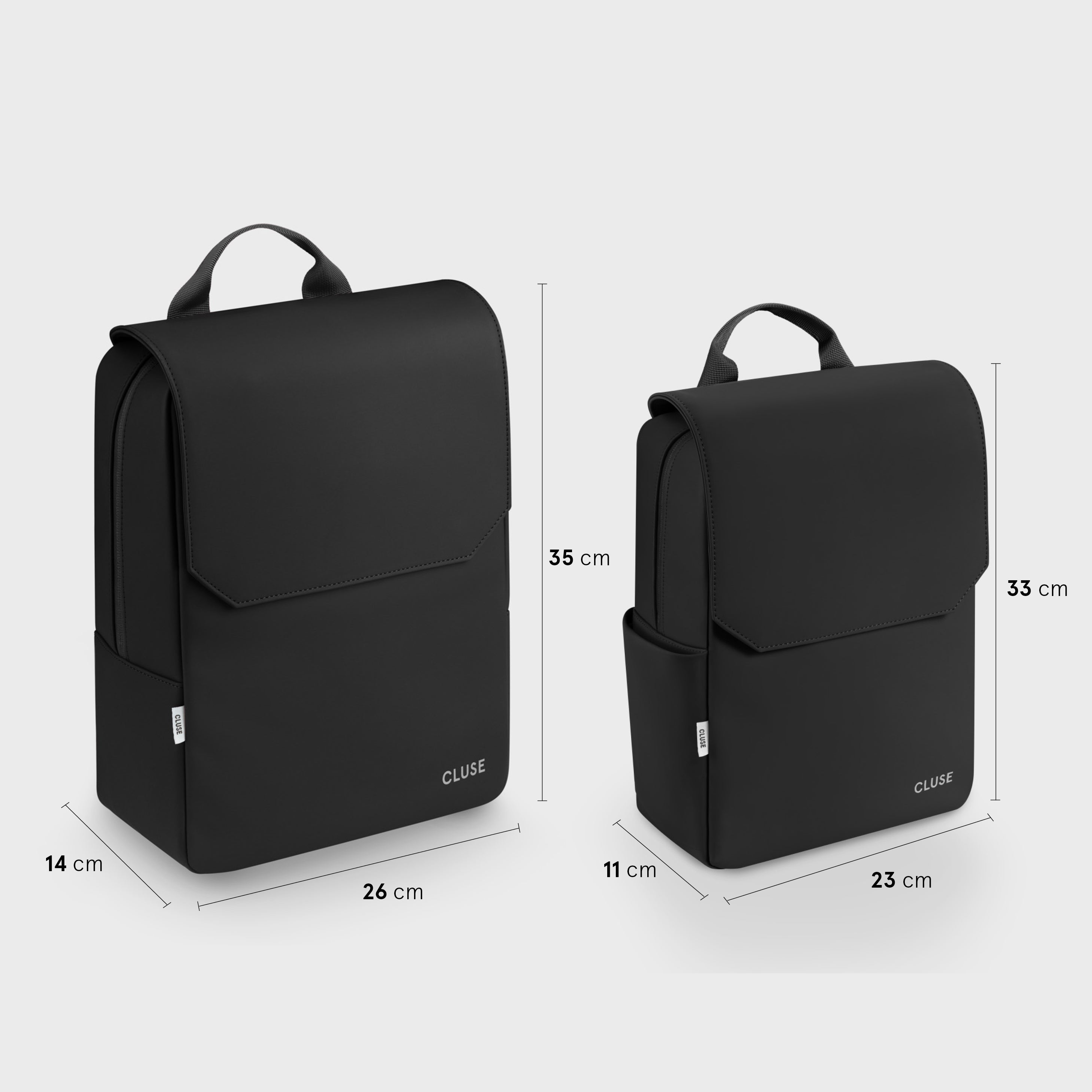  Nuitée Petite Backpack, Black, Silver Colour